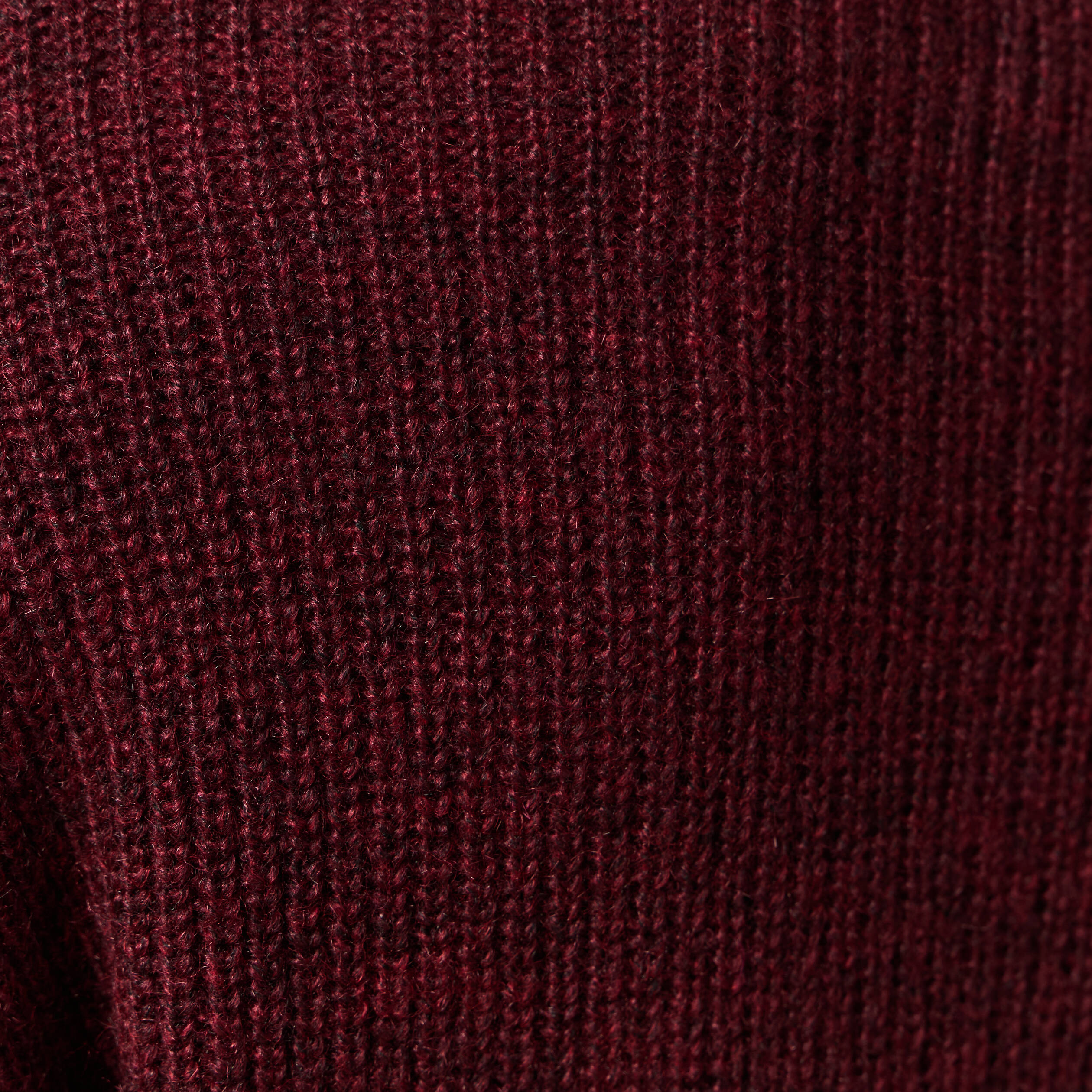 gilet ajoure col v manches longues bordeaux femme Gilet ajouré col V manches longues bordeaux femme