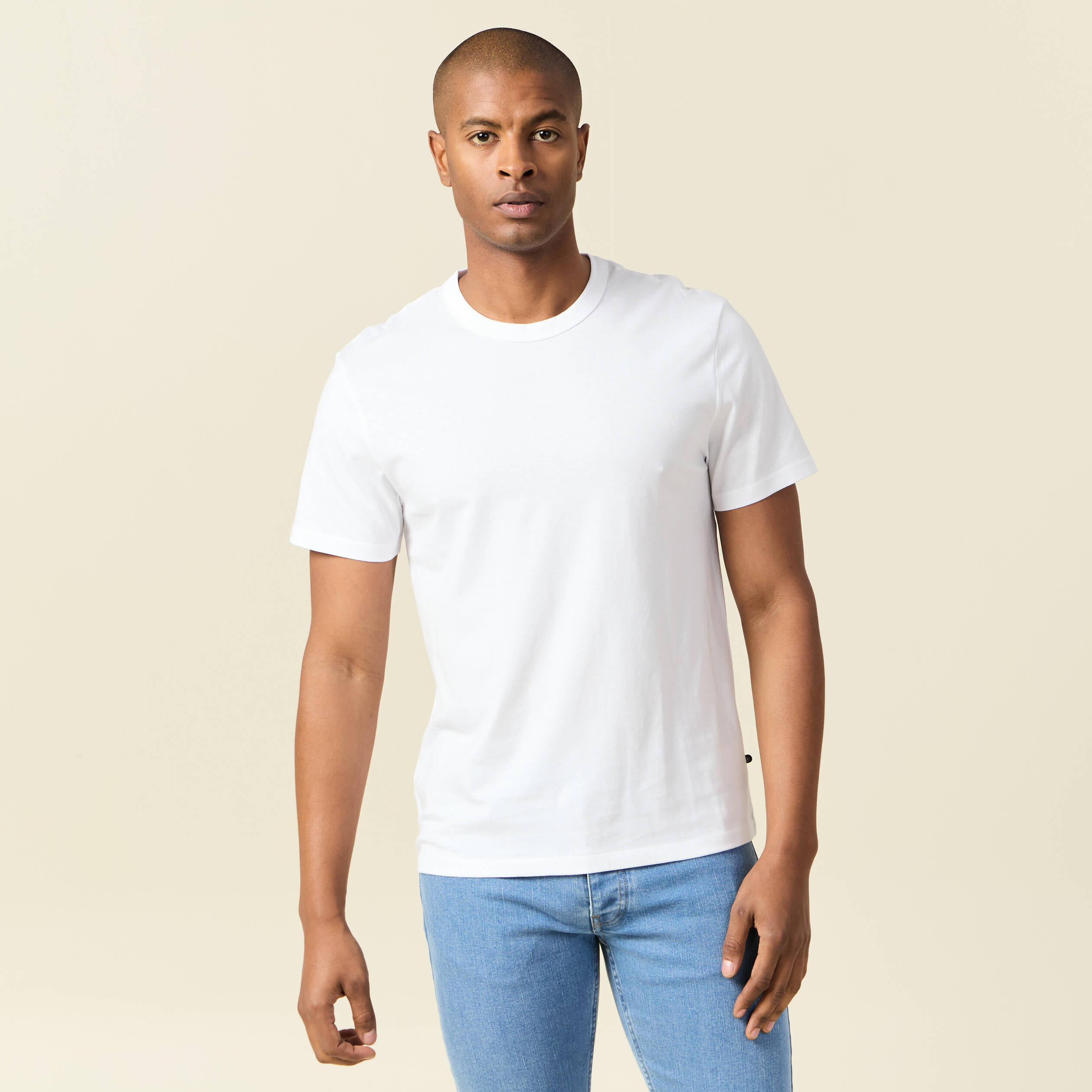 t shirt eco responsable blanc homme T-shirt éco-responsable blanc homme