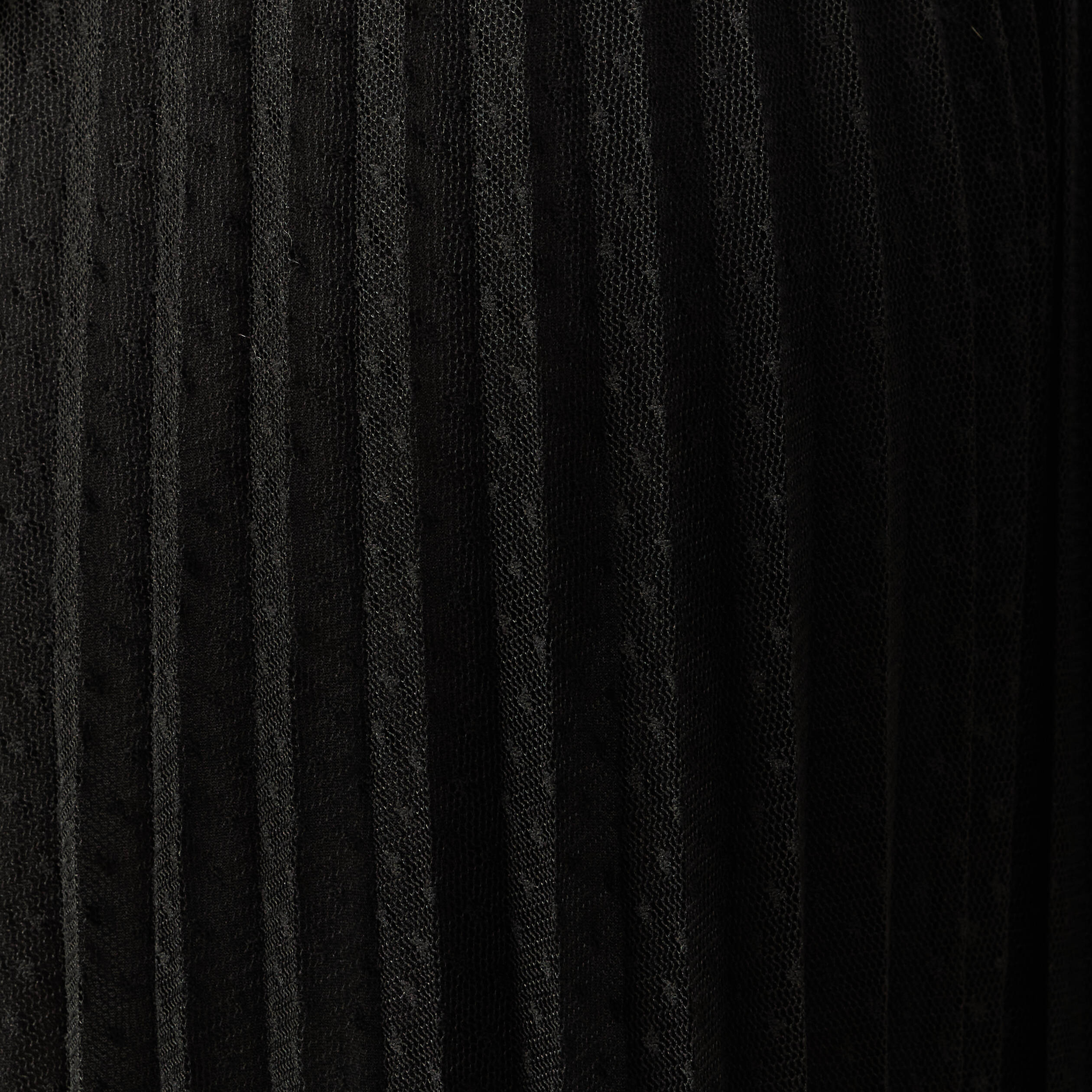 Jupe midi &eacute;vas&eacute;e tulle noir femme