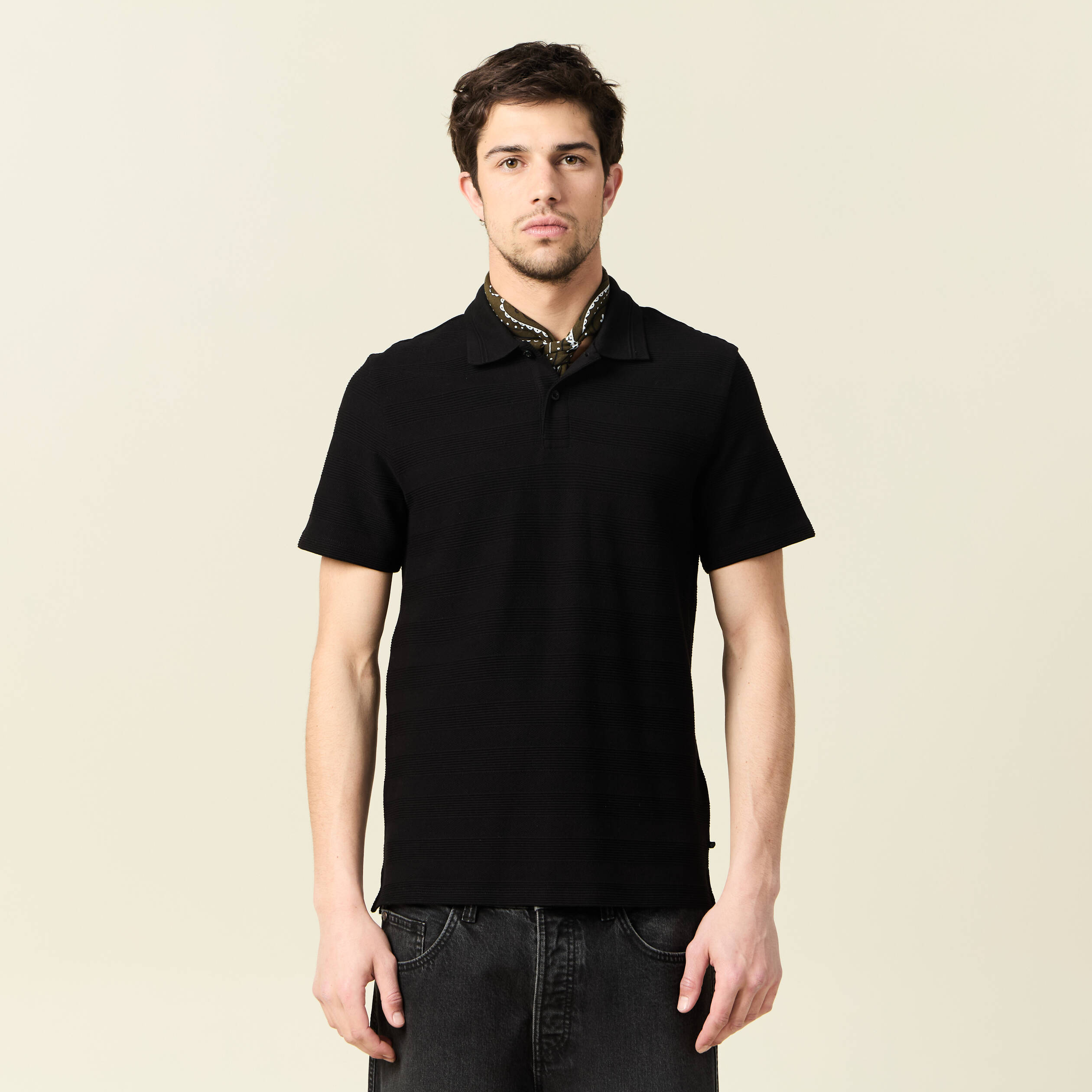 Chemise Homme Crew Clothing Manches Courtes – Coton, Taille M, Boutonnage, Très Bon état