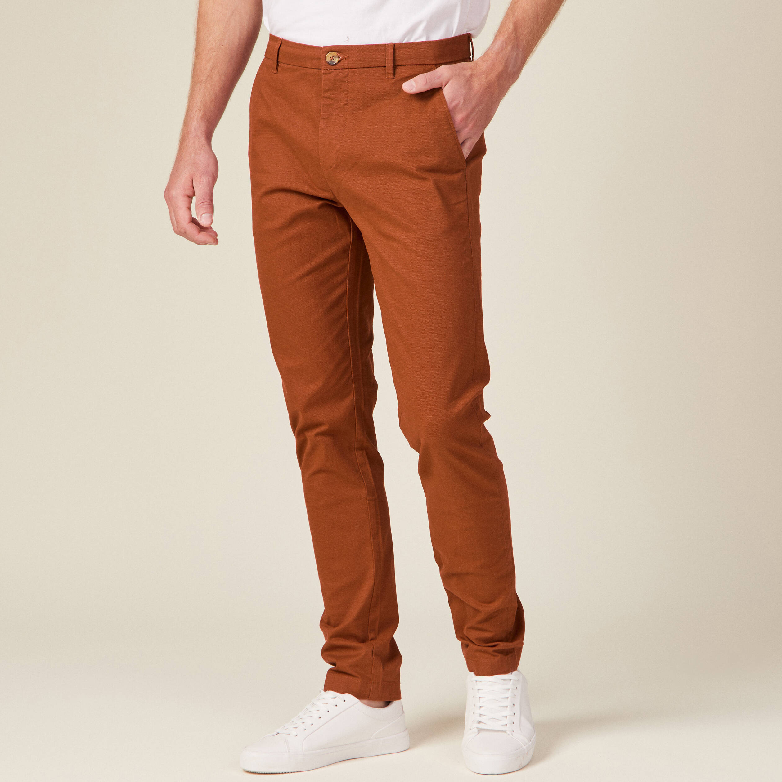 YIJOY Pantalon Homme Lin Pantalon Homme Militaire Pantalon Homme Moto  Pantalon Homme Marron Hiver imperméable Marque Pantalon Homme Noir habillé  Slim Pantalon Homme Noir Chino Orange Pantalon : : Mode