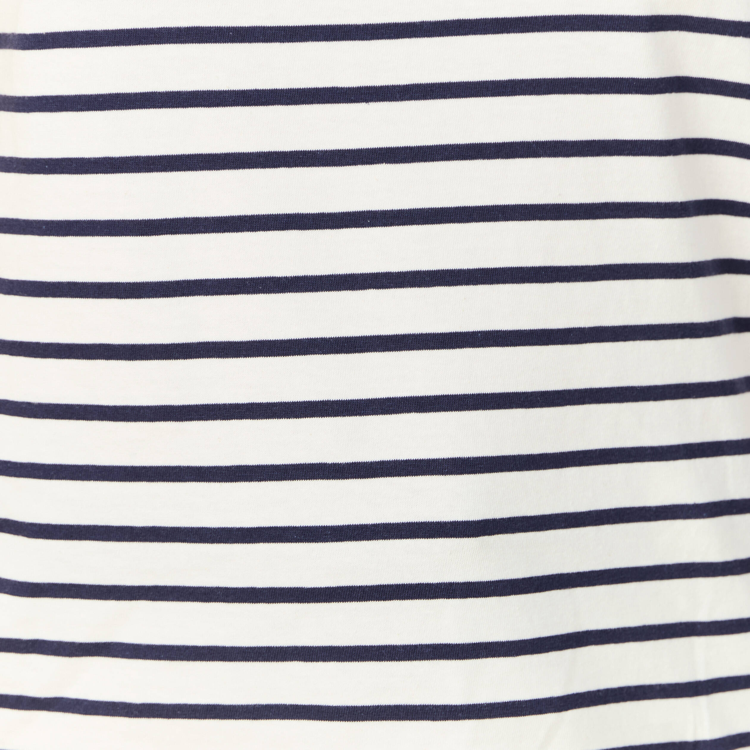 T-shirt cintr&eacute; col rond manches courtes ecru femme