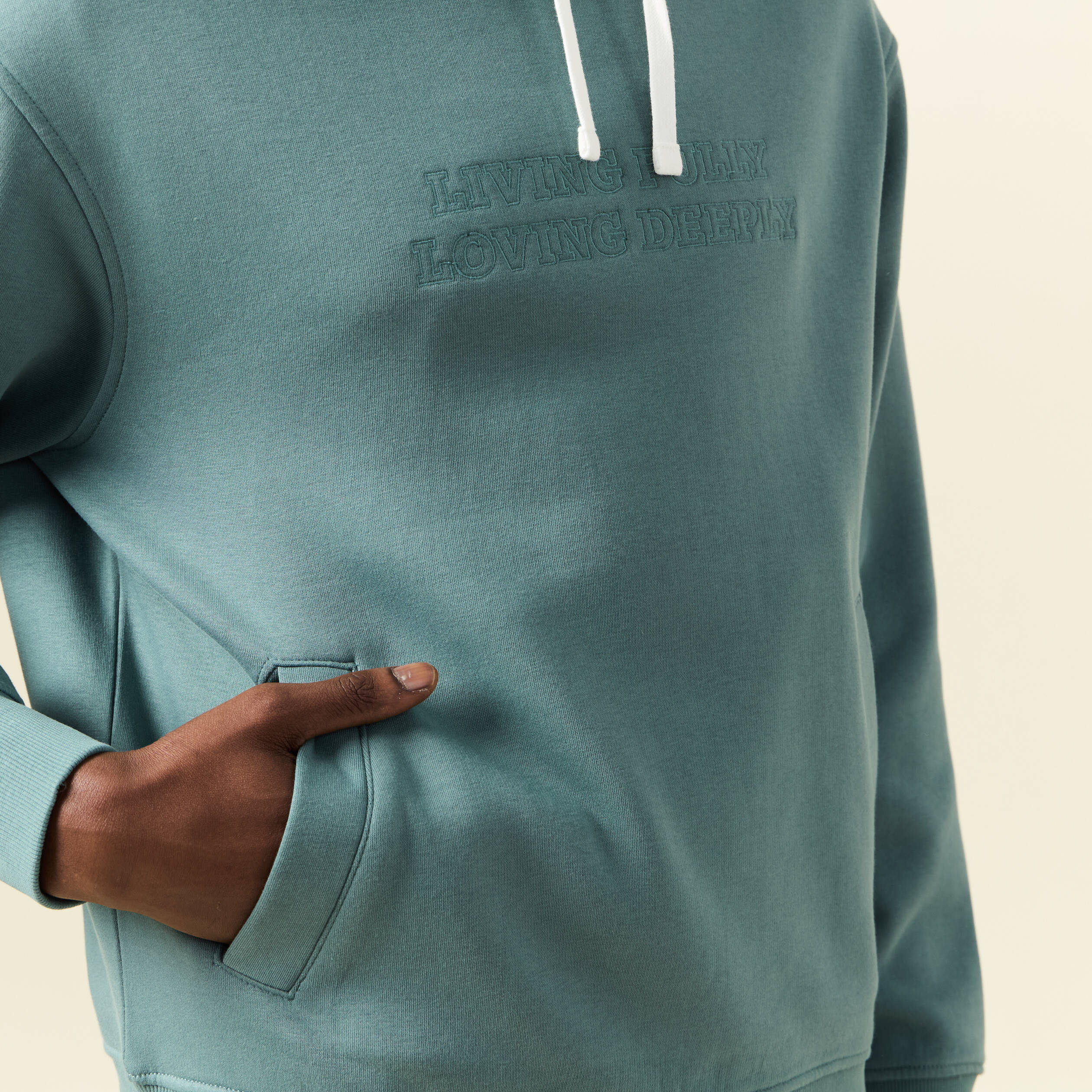 sweat a capuche vert fonce homme Sweat à capuche vert foncé homme