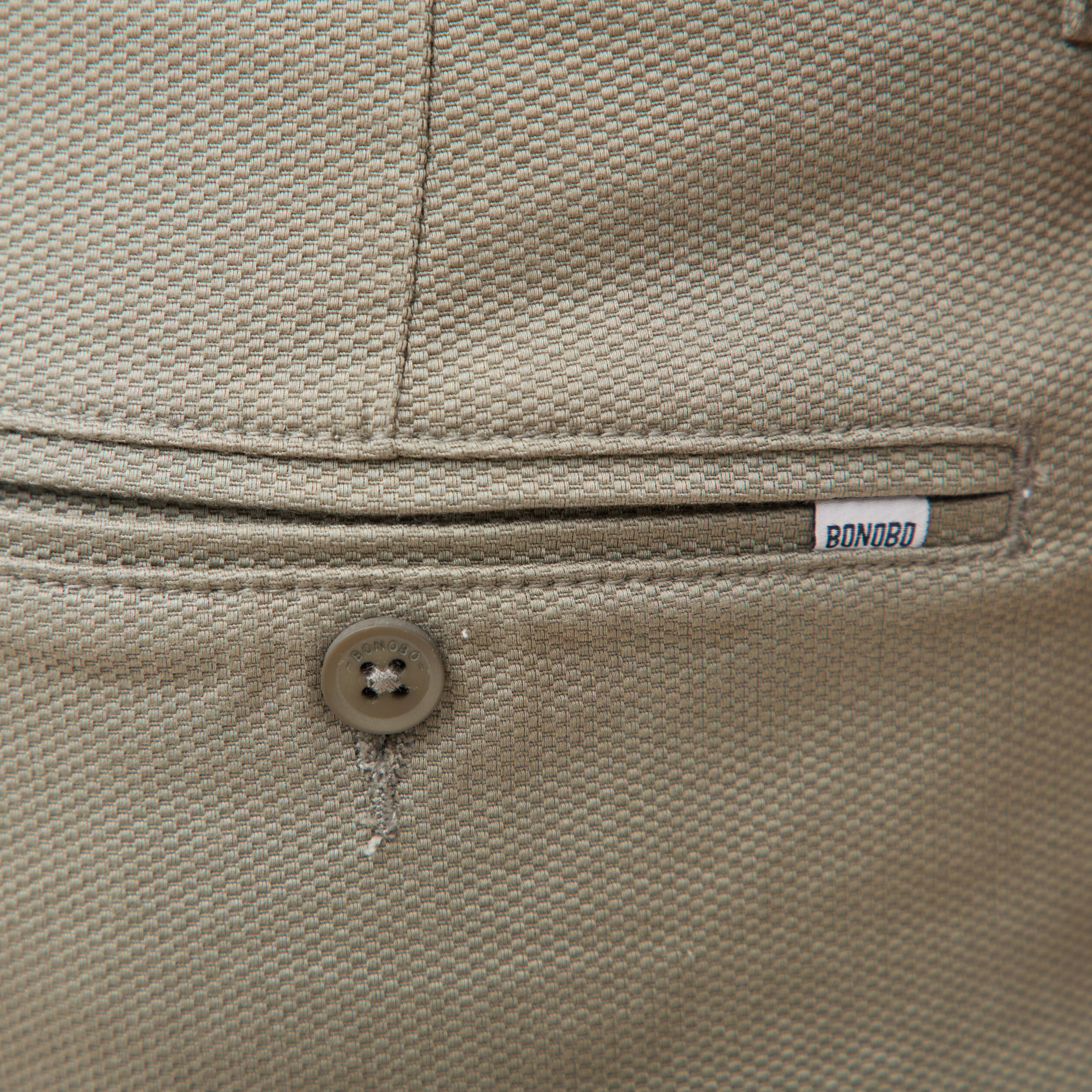 Bermuda vert kaki homme