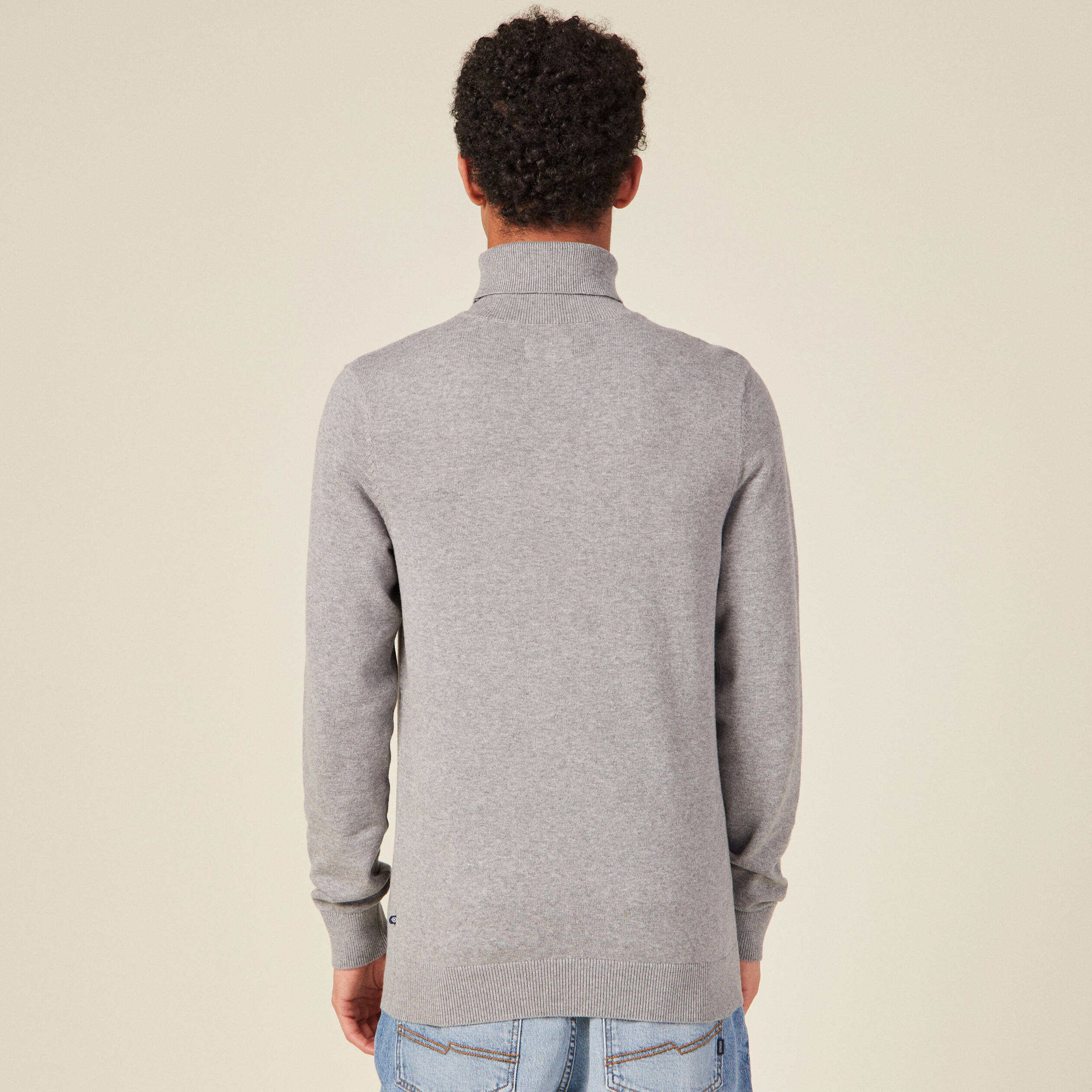 pull manches longues gris fonce homme Pull manches longues gris foncé homme