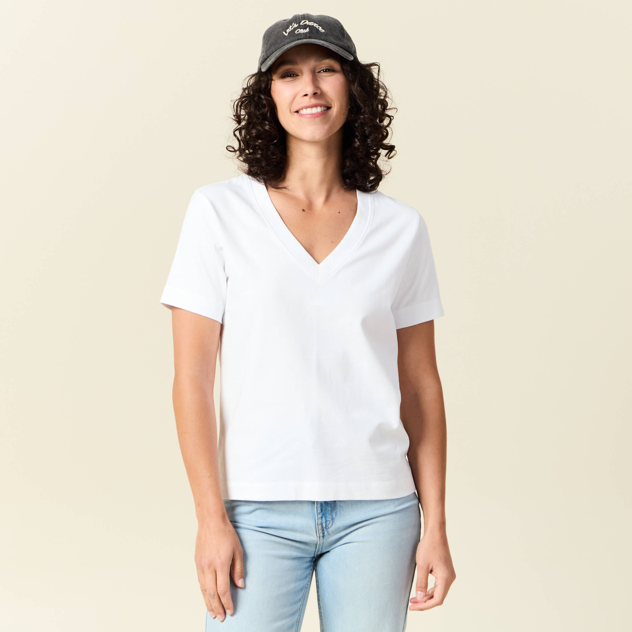 t shirt manches courtes blanc femme T-shirt manches courtes blanc femme
