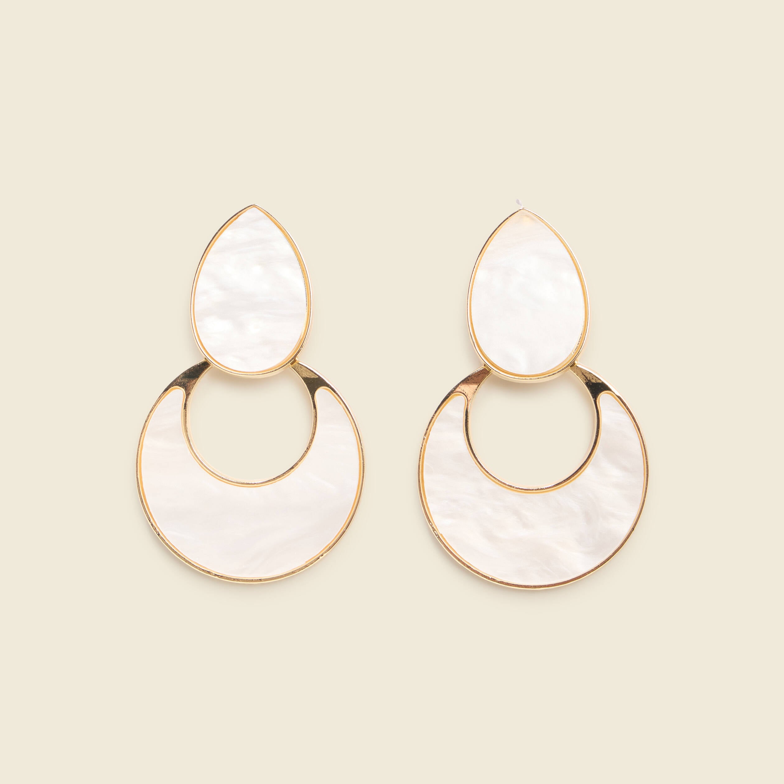 Boucles d'oreilles ivoire femme