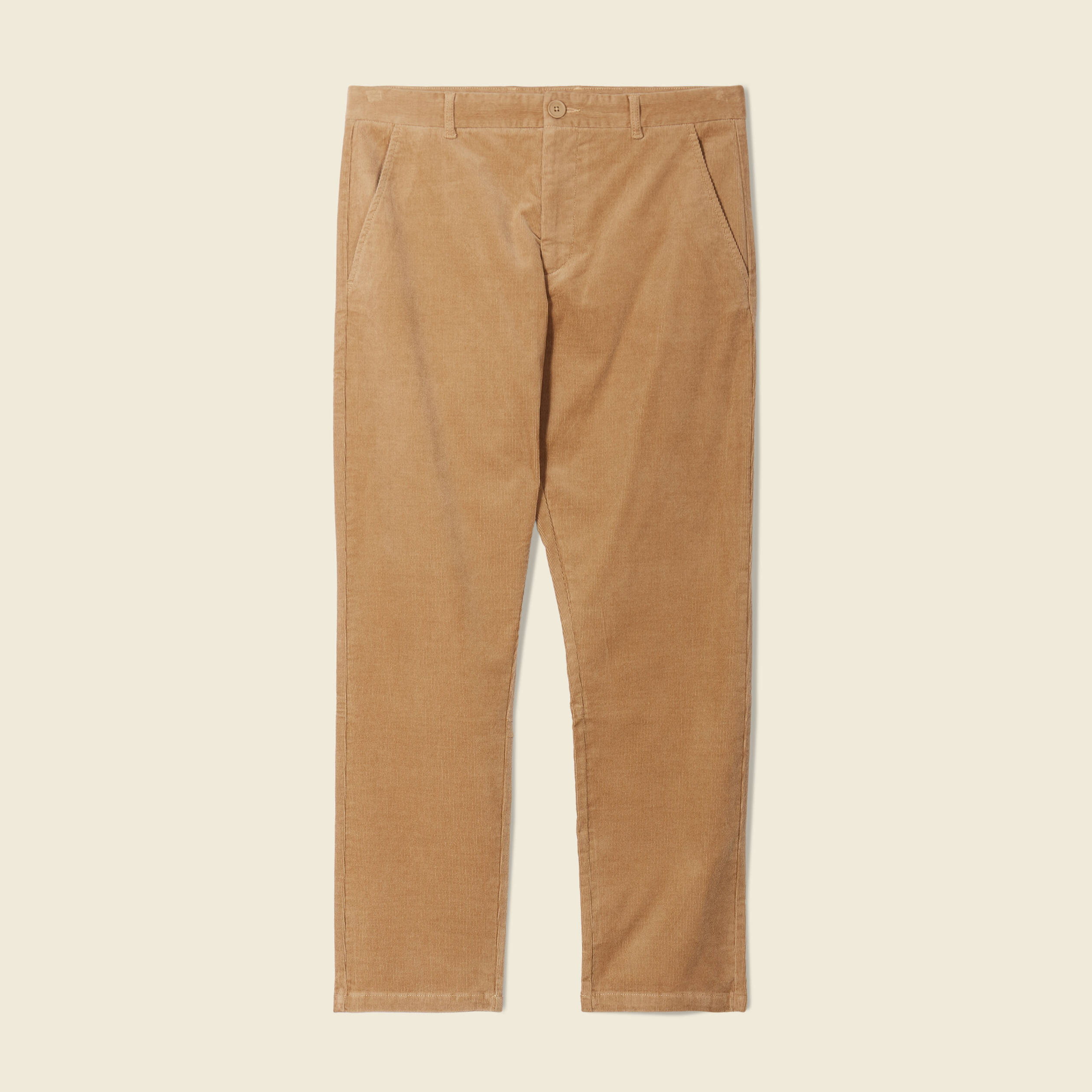 Pantalon chino tappered beige homme