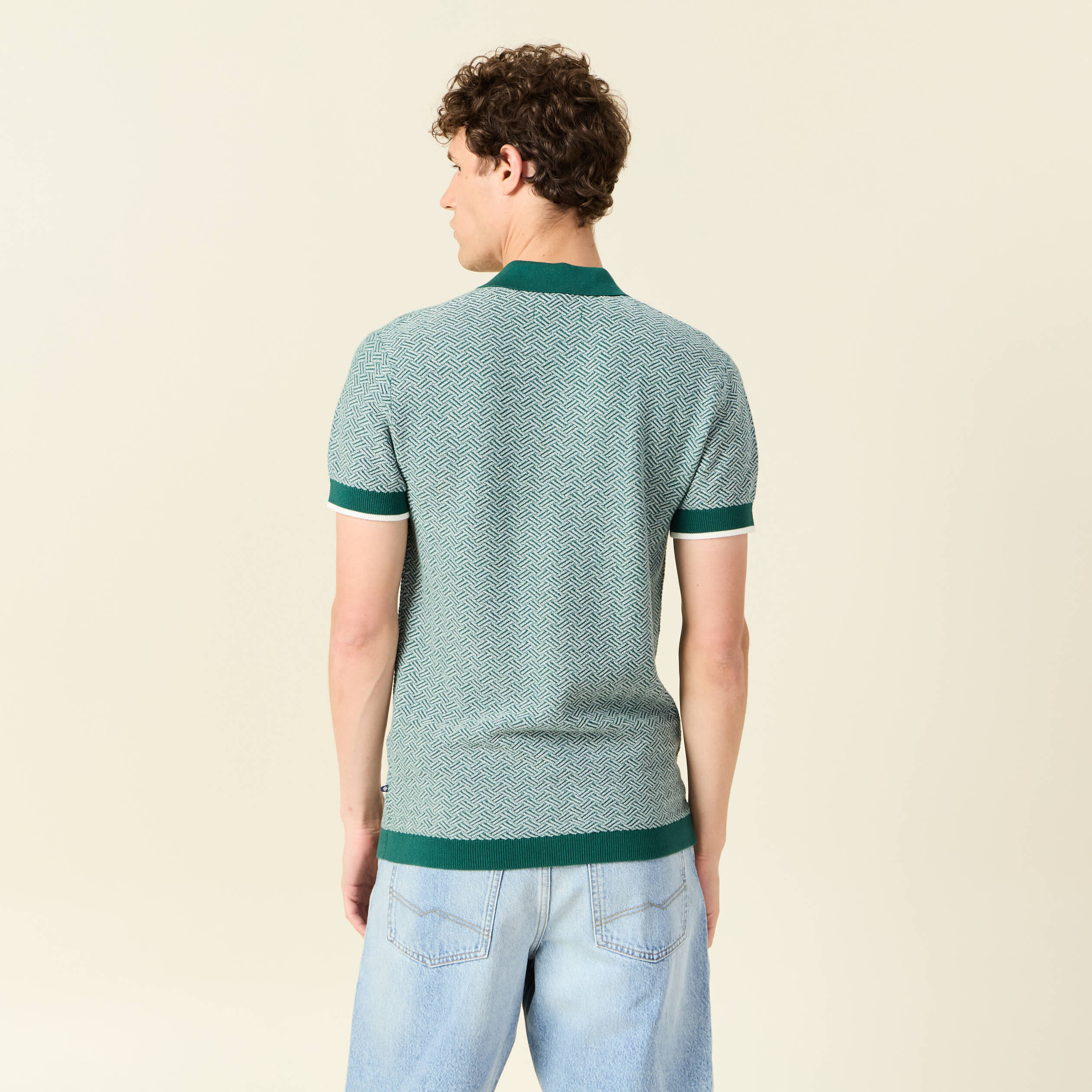 polo manches courtes vert fonce homme Polo manches courtes vert foncé homme