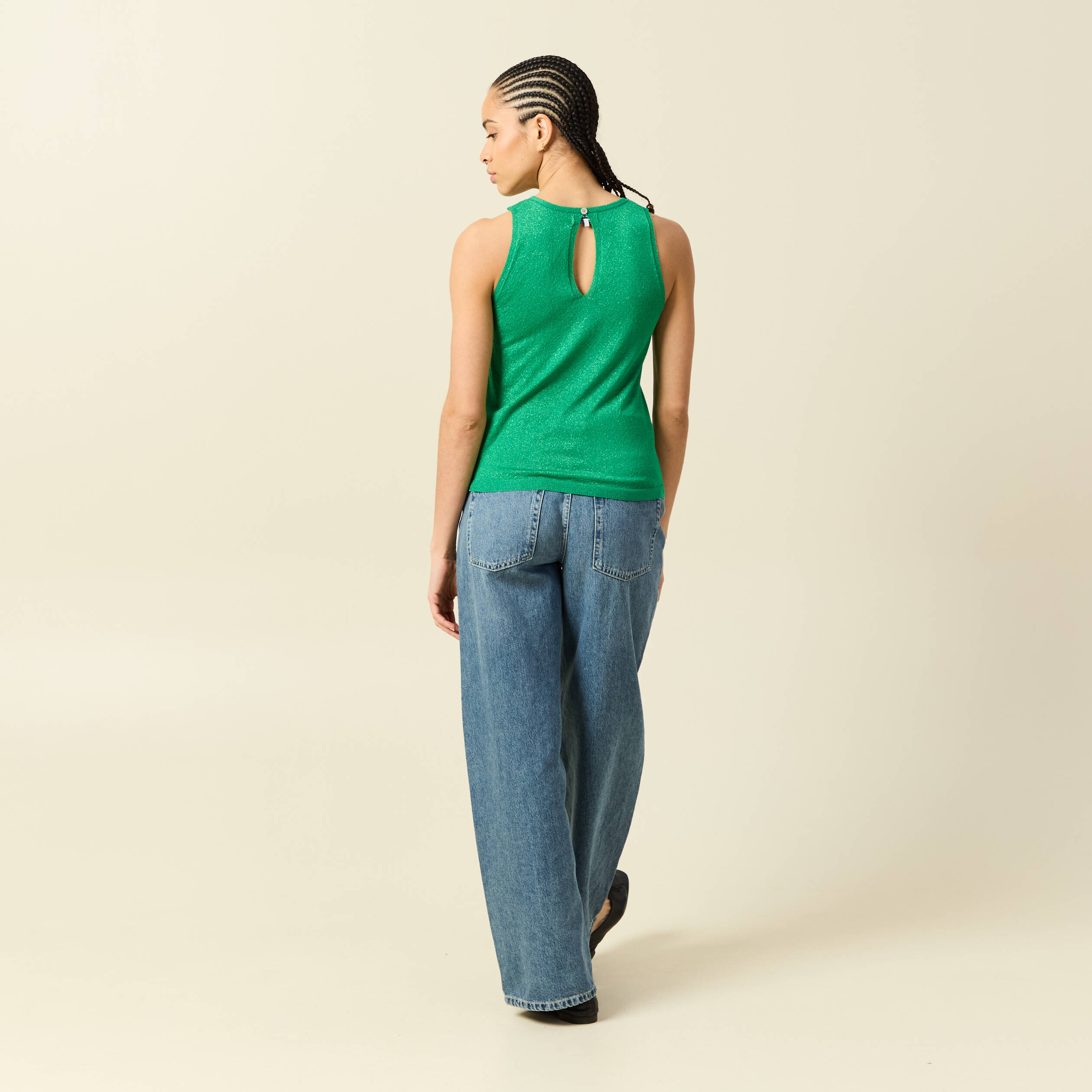Acheter Débardeur pour femme sans manches en coton à col montant, crop top côtelé slim fit, chemise basique printemps été tenue décontractée Acheter Débardeur pour femme sans manches en coton à col montant, crop top côtelé slim fit, chemise basique printemps été tenue décontractée