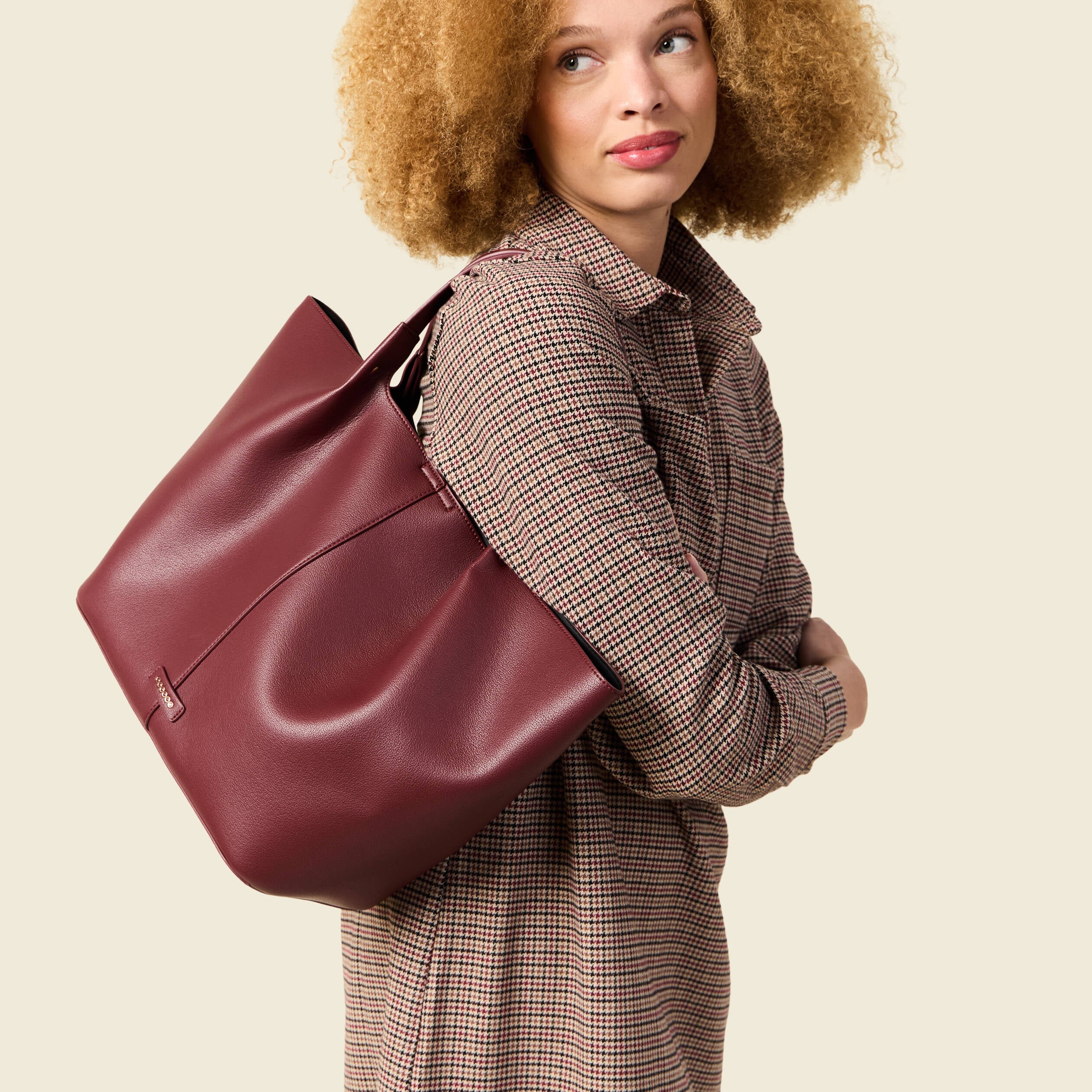 Sac cabas prune femme