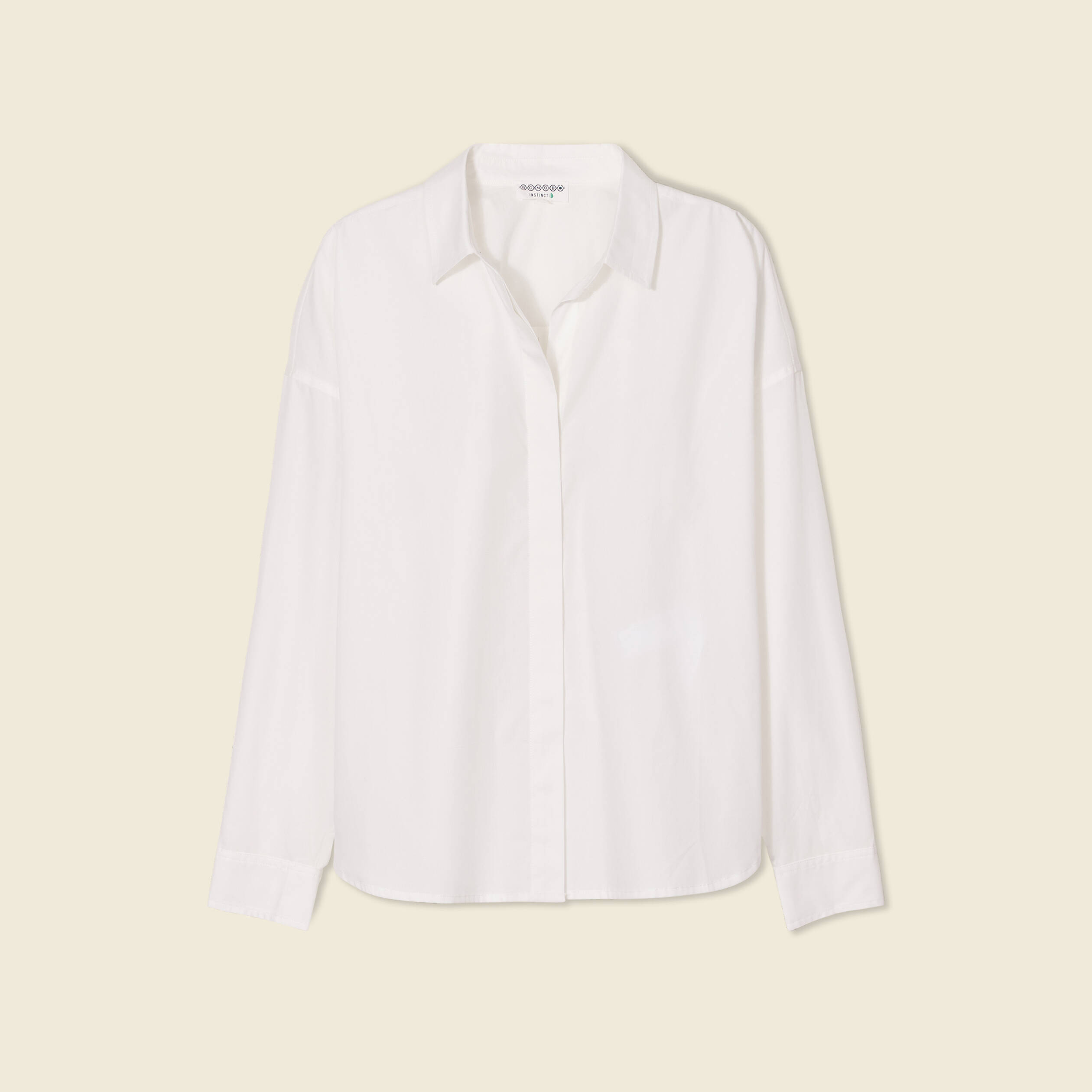 chemise eco responsable ecru femme Chemise éco-responsable ecru femme
