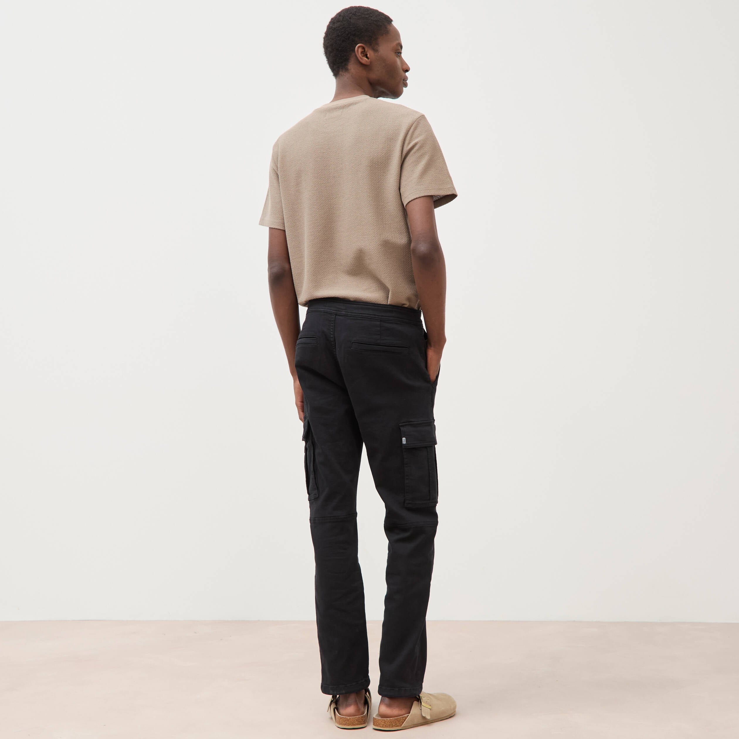Pantalon battle longueur 32 noir homme