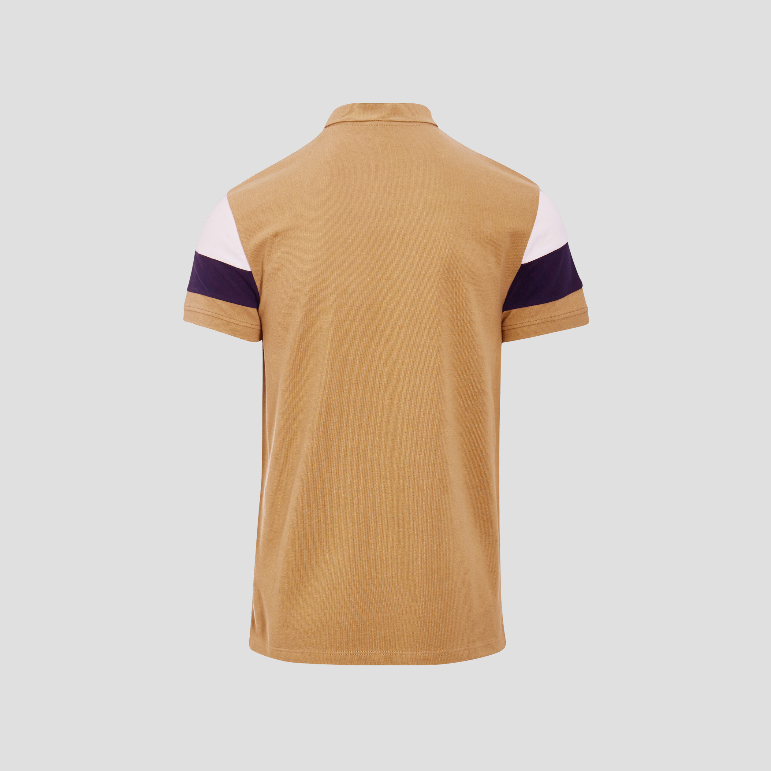 Polo manches courtes camel homme