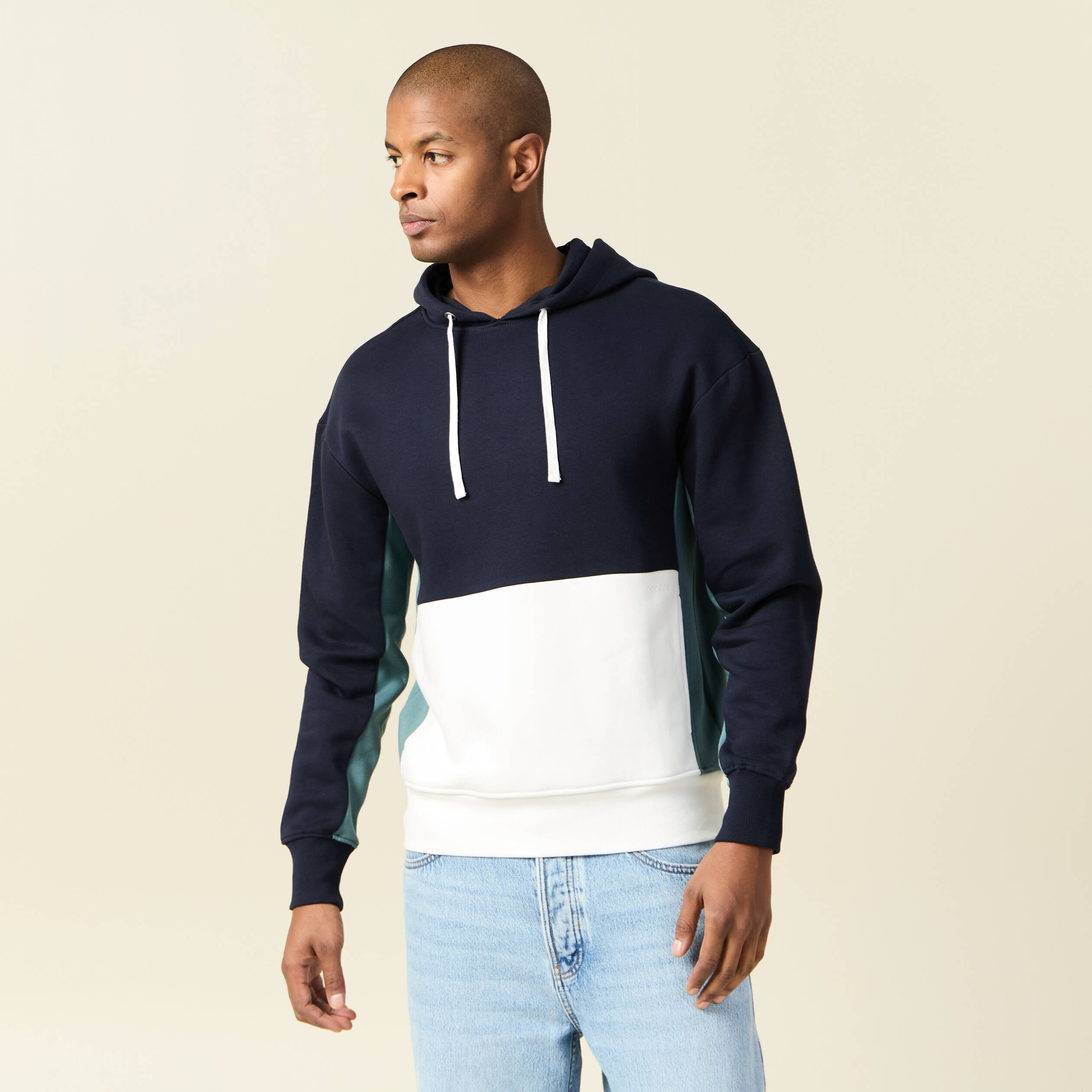 sweat a capuche bleu marine homme Sweat à capuche bleu marine homme