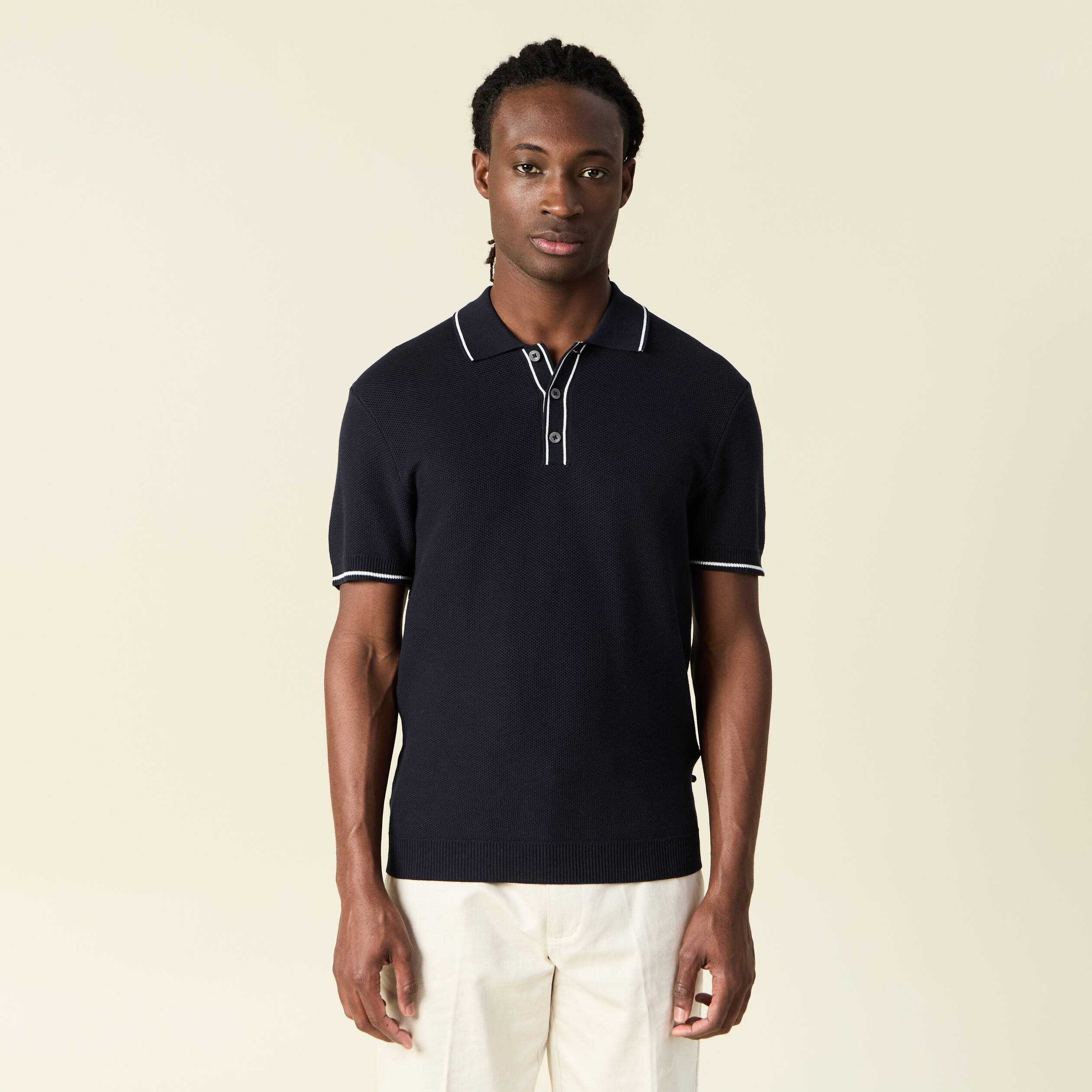 polo manches courtes bleu marine homme Polo manches courtes bleu marine homme