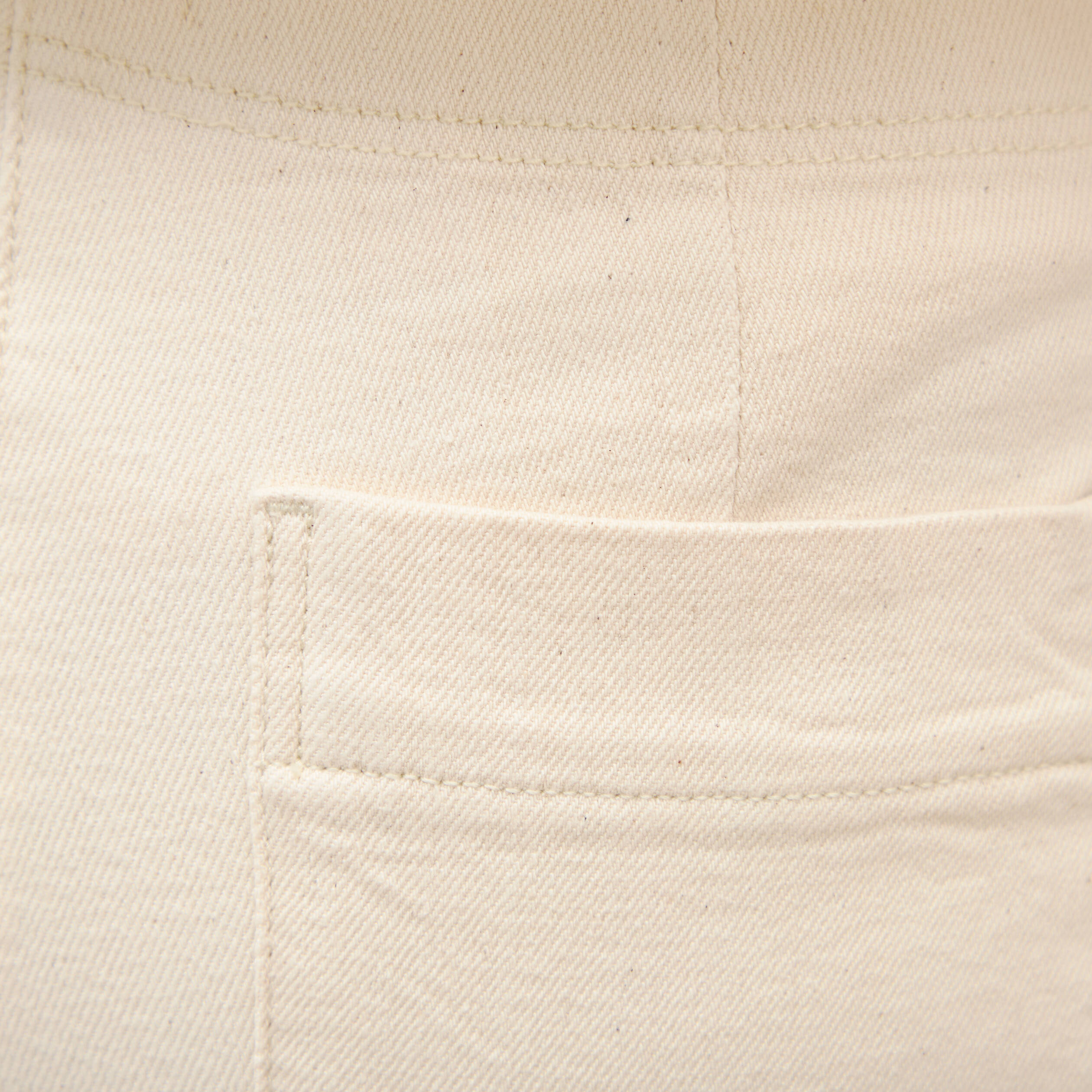 Jeans flare &agrave; pont denim blanc femme