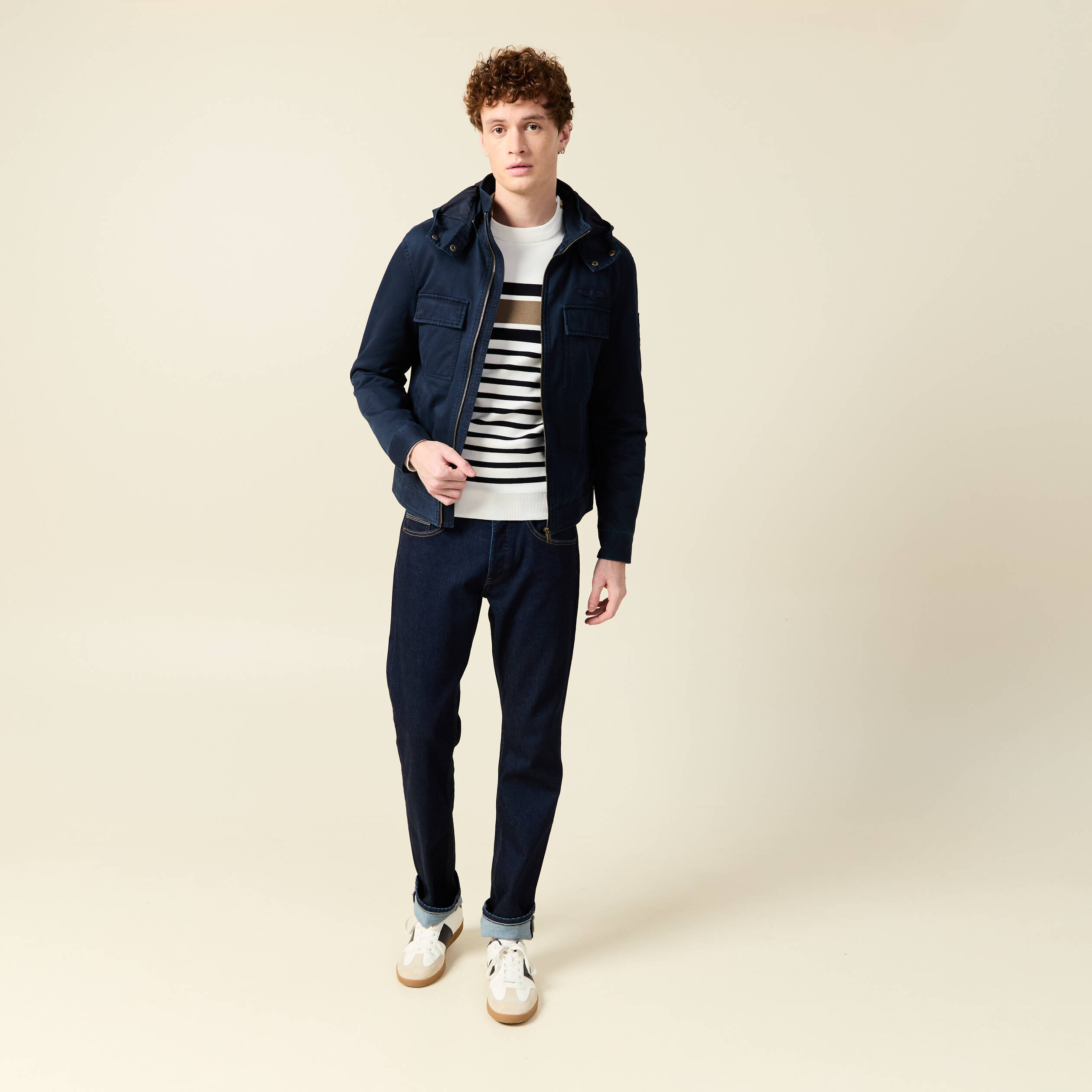pull manches longues ecru homme Pull manches longues ecru homme