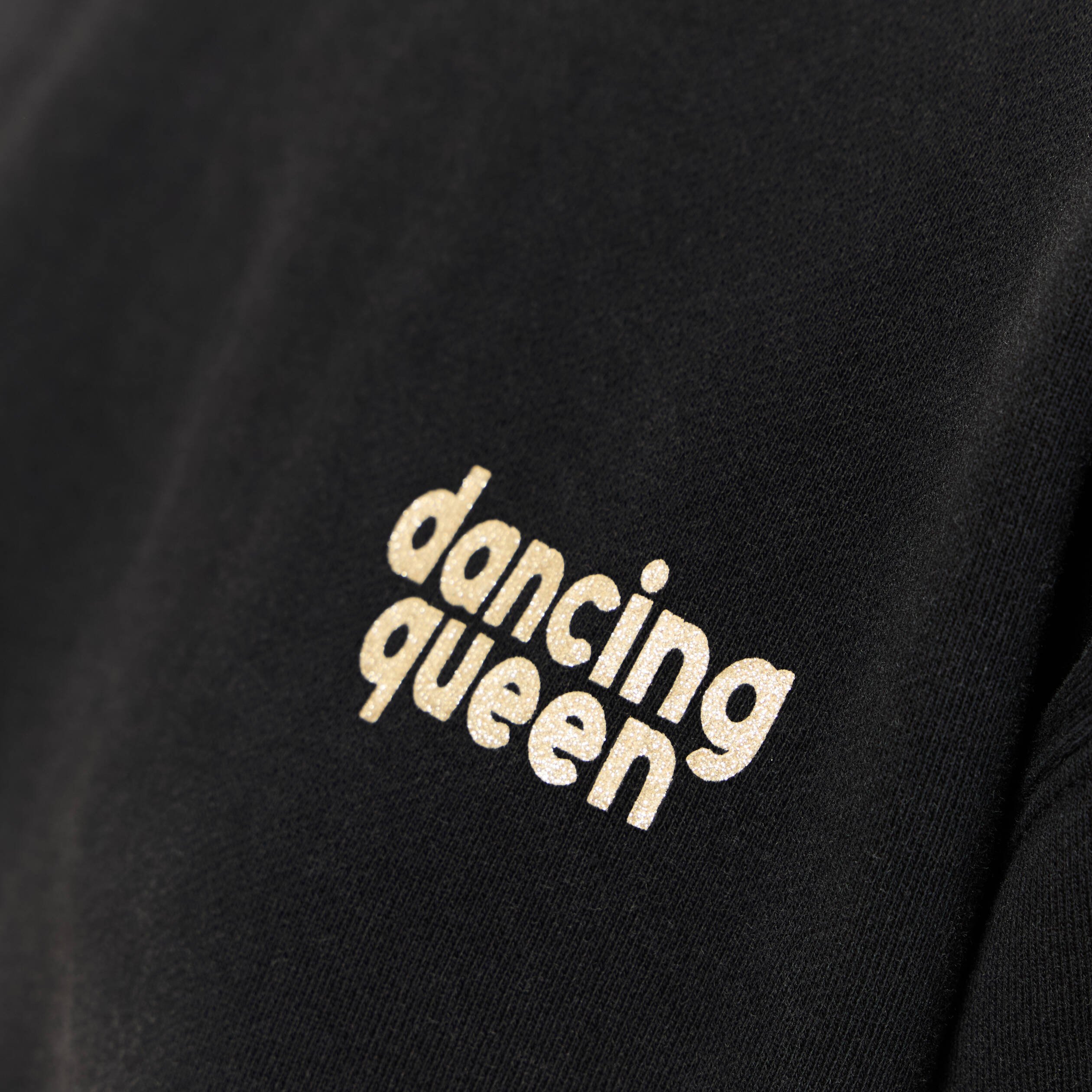 sweat col rond manches longues en coton noir femme Sweat col rond manches longues en coton noir femme