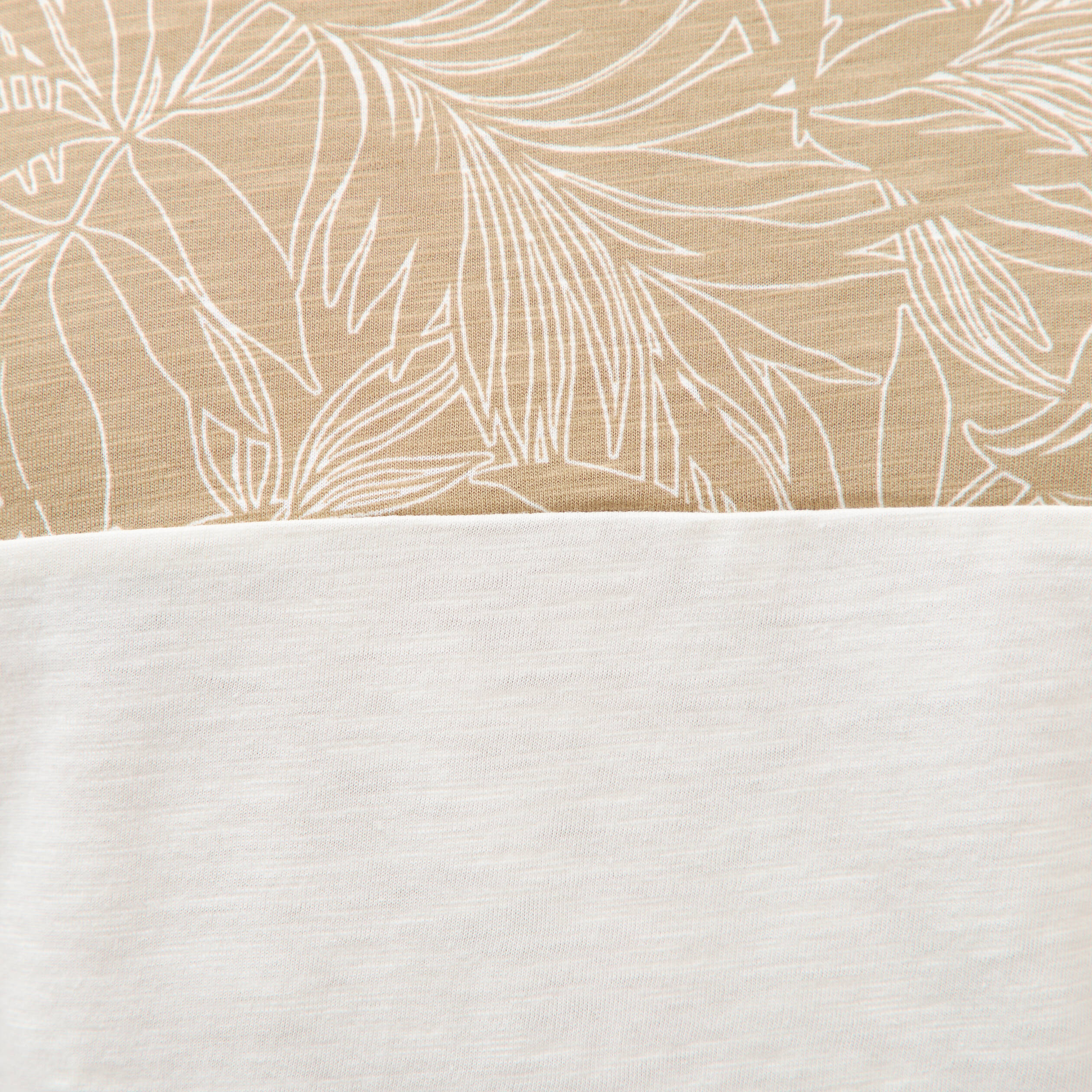 T-shirt manches courtes beige moyen homme