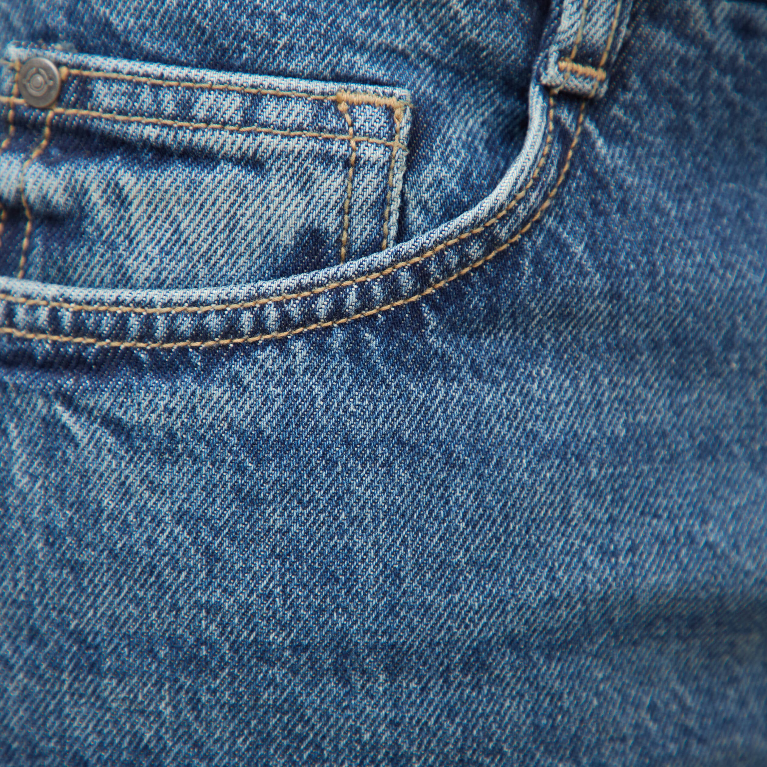 Jeans large relaxed denim stone homme