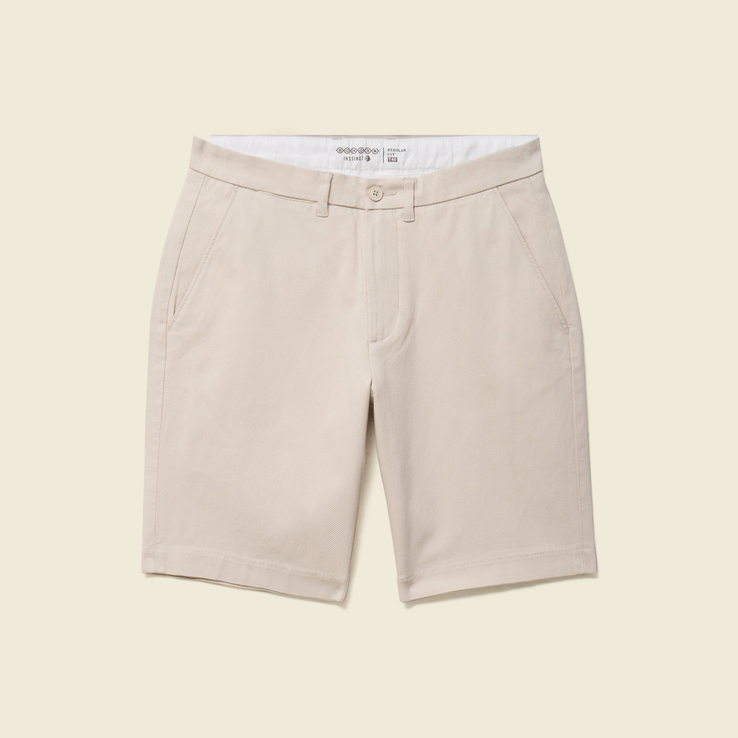 Bermuda gris clair homme