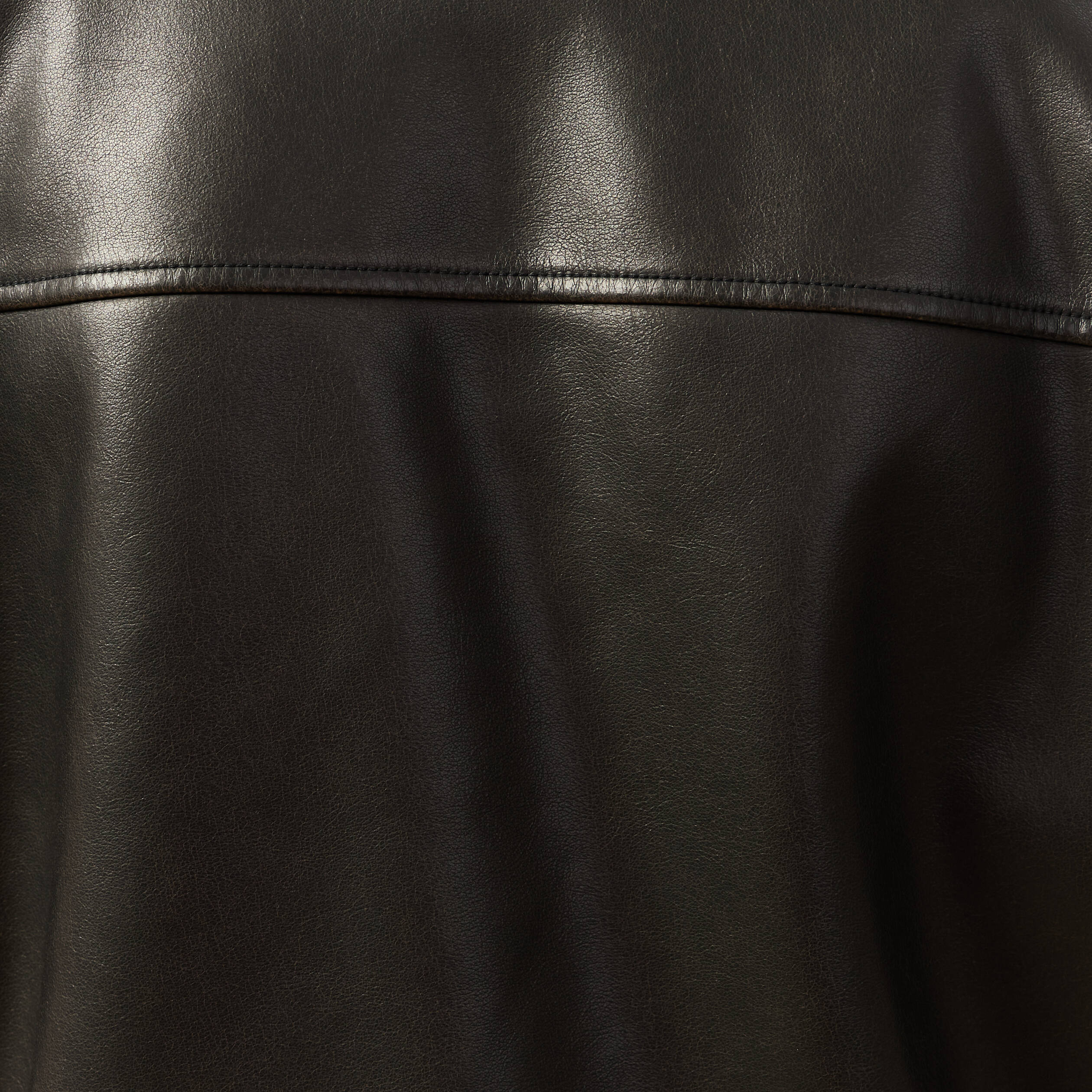 Blouson aviateur manches longues marron fonc&eacute; homme