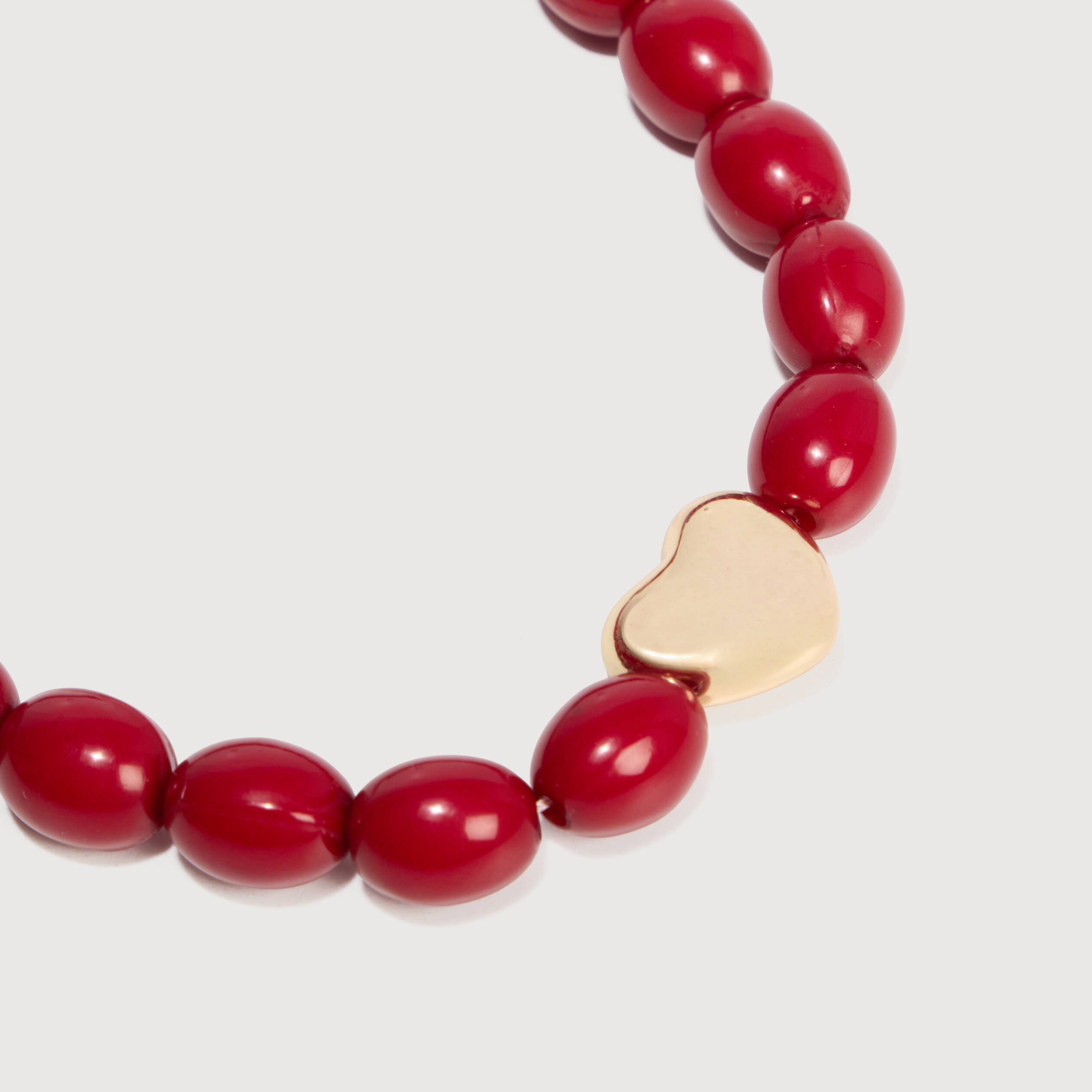 Collier rouge femme