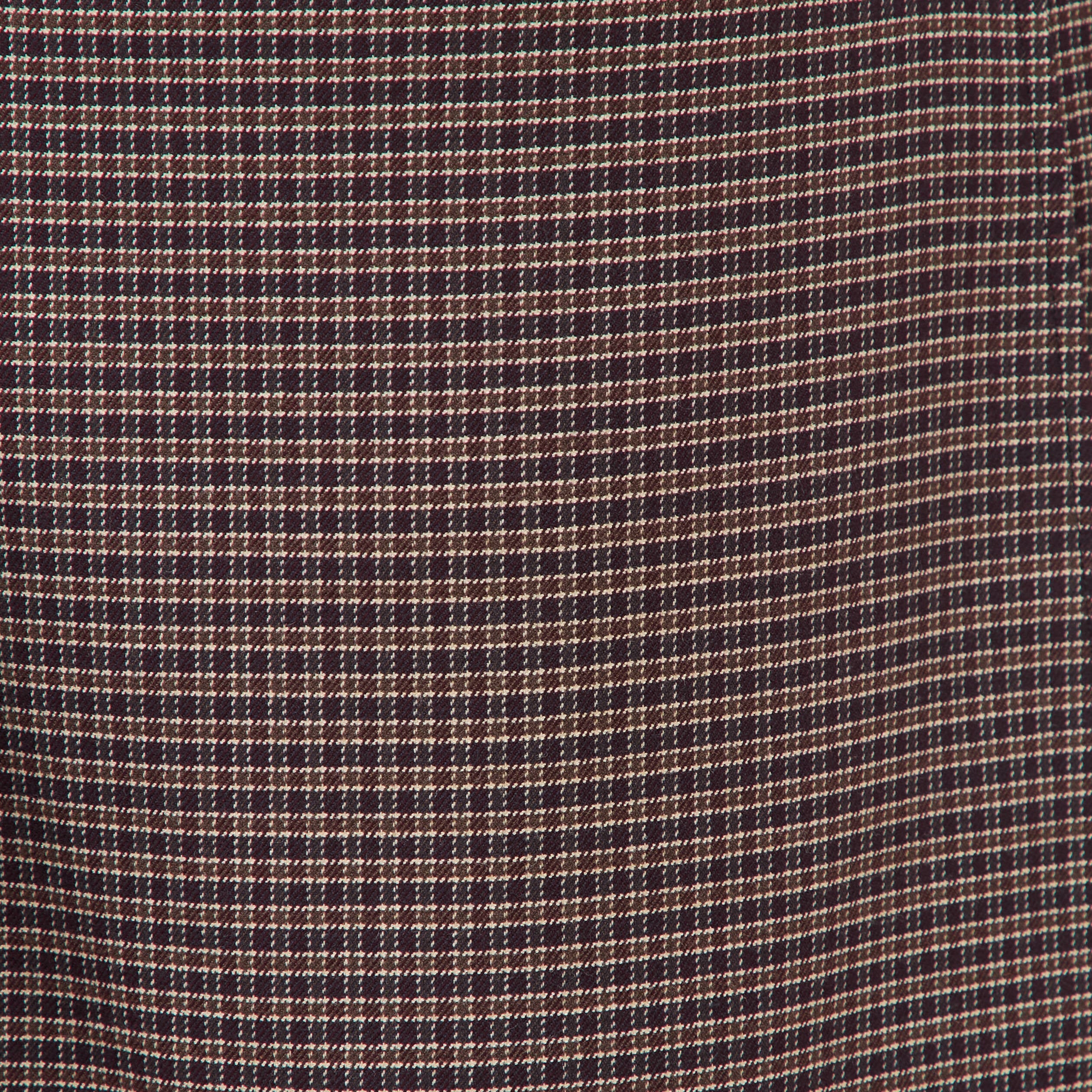 Mini-jupe droite courte marron femme