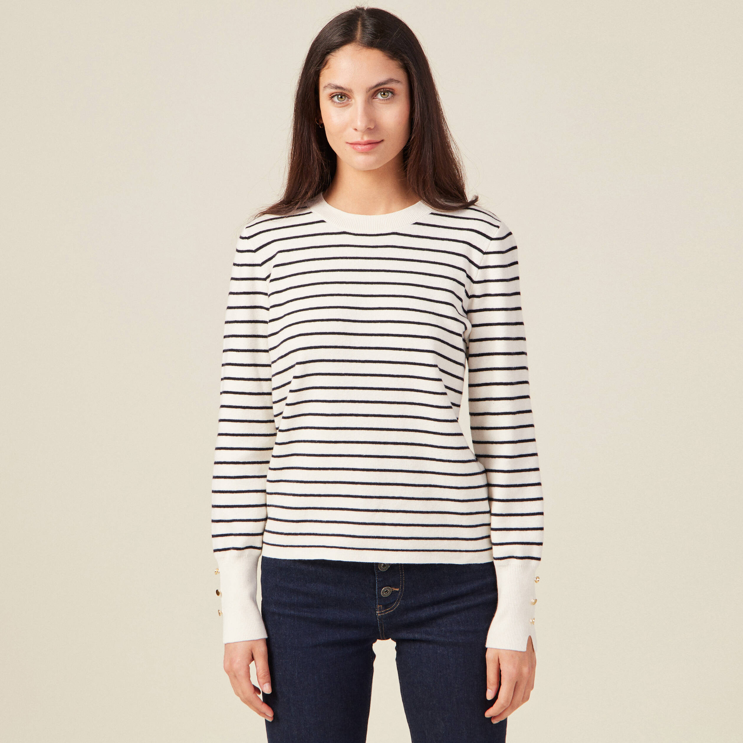pull manches longues ecru femme Pull manches longues ecru femme