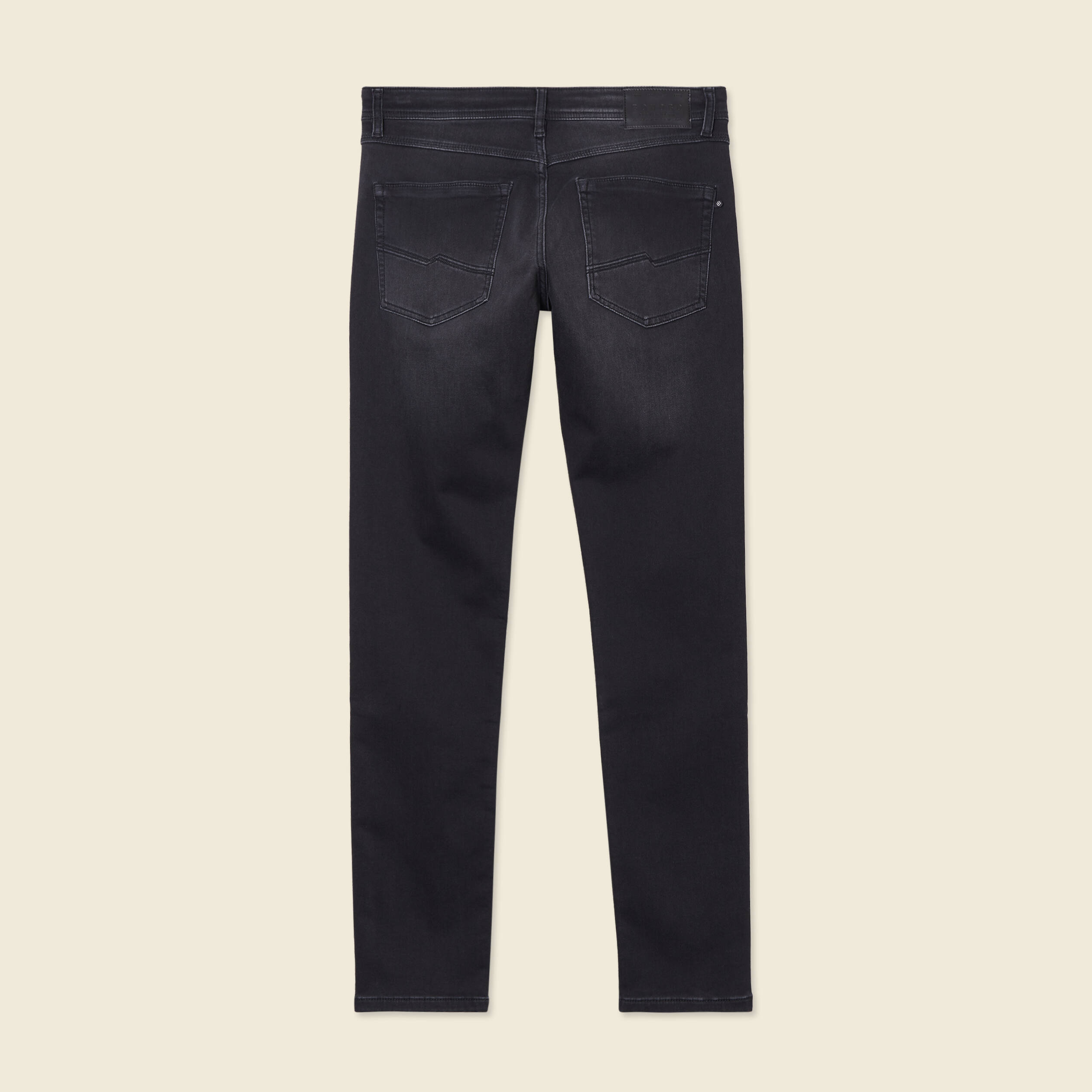 Jeans slim 5 poches denim snow noir homme