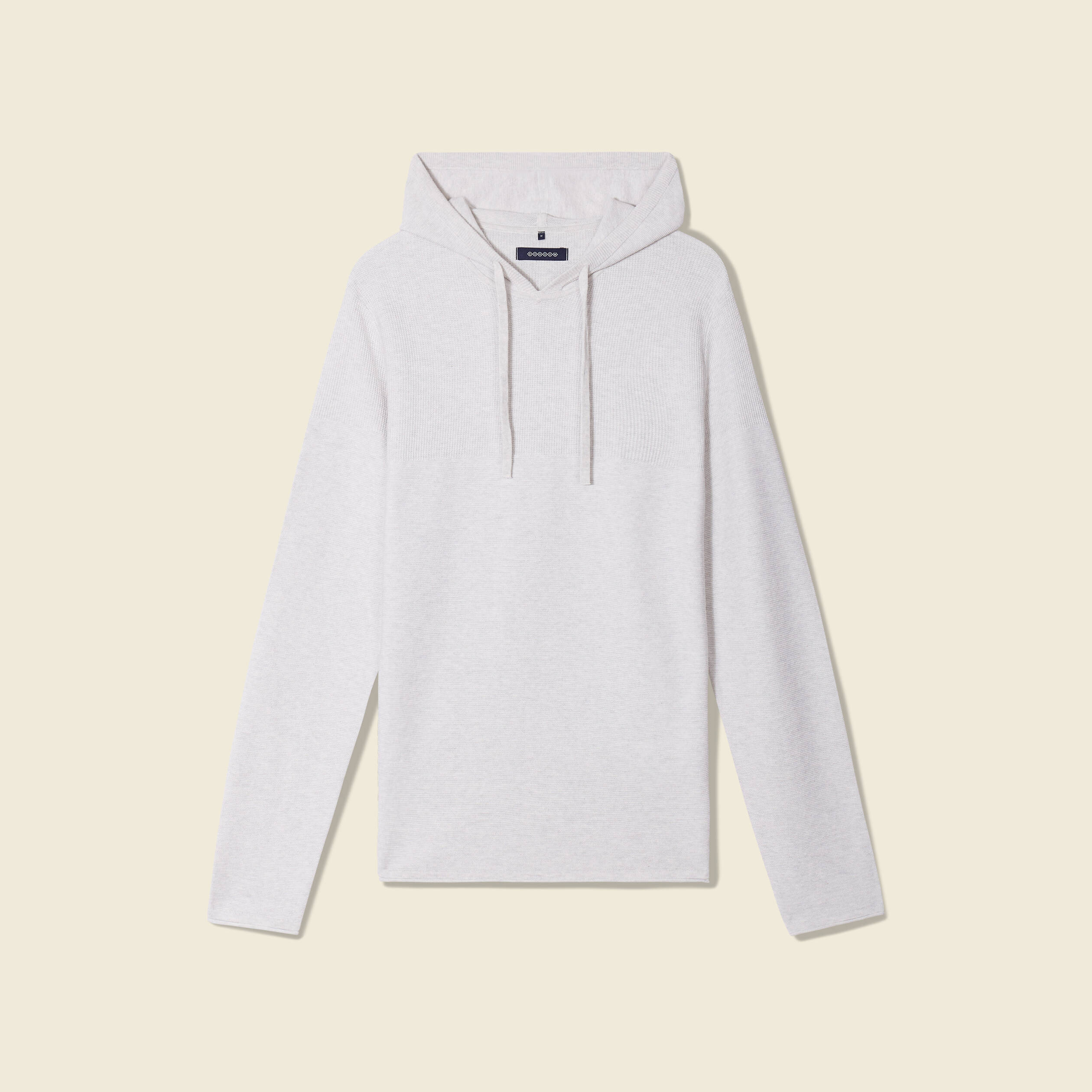 pull a capuche ecru homme Pull à capuche ecru homme