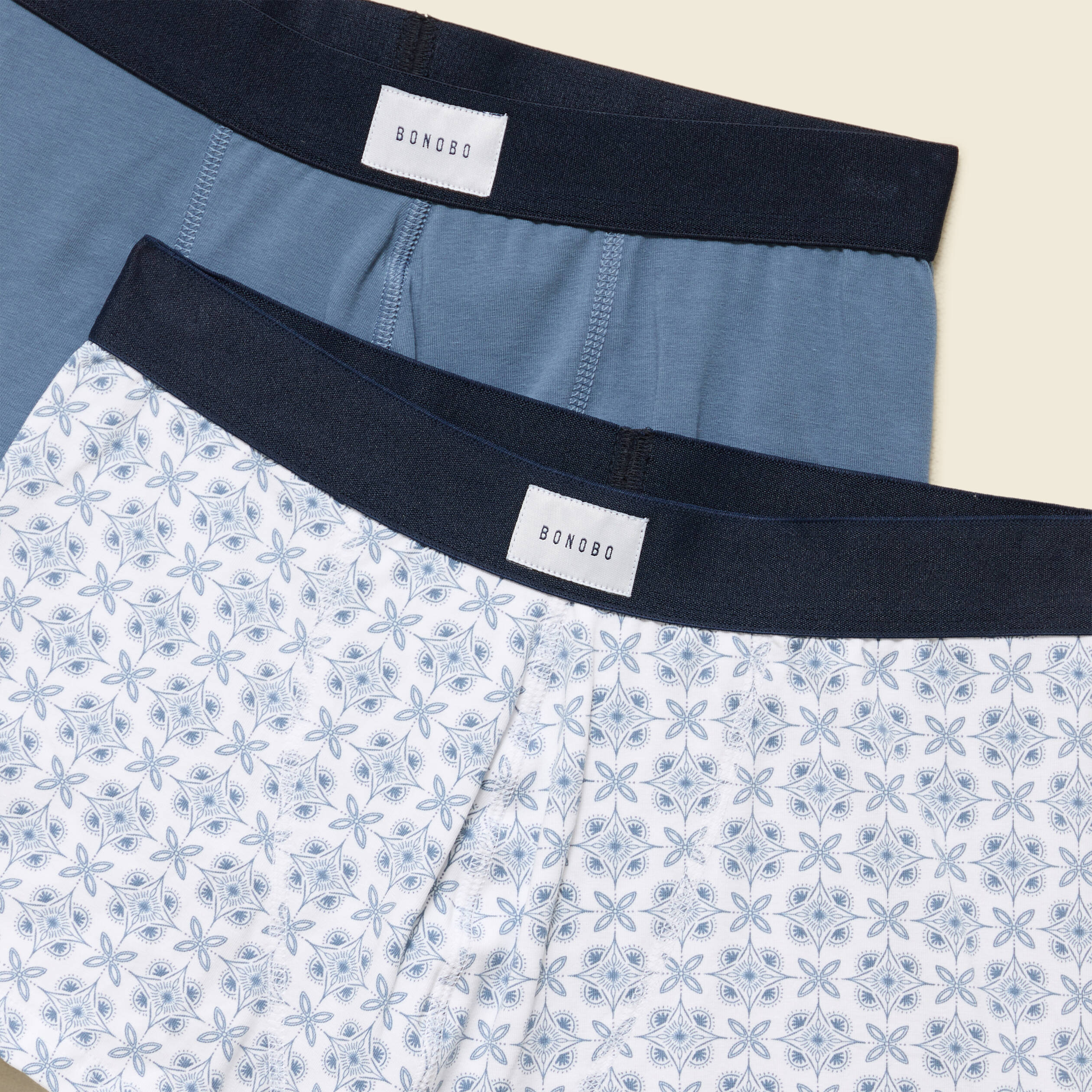 pack de 2 boxers bleu fonce homme Pack de 2 boxers bleu foncé homme