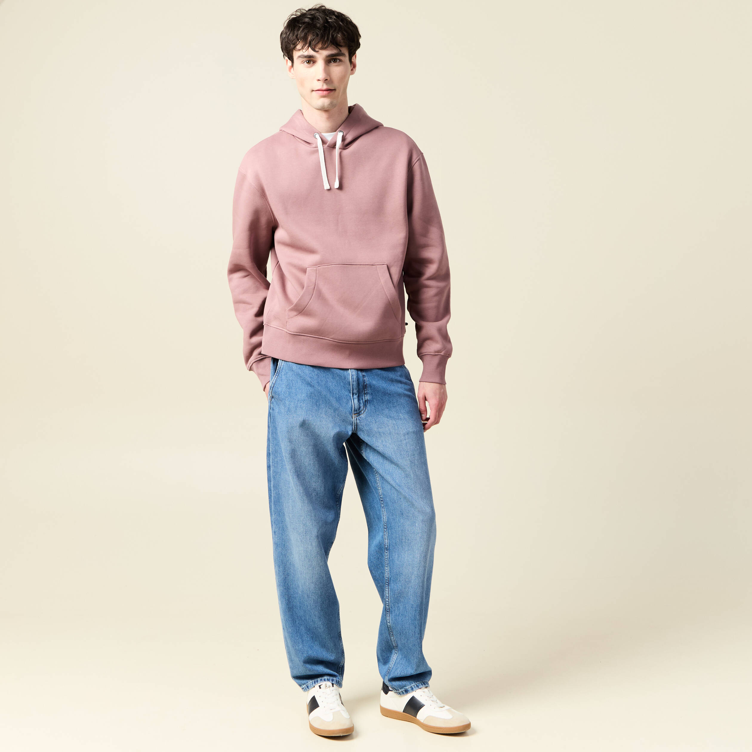 sweat a capuche vieux rose homme Sweat à capuche vieux rose homme