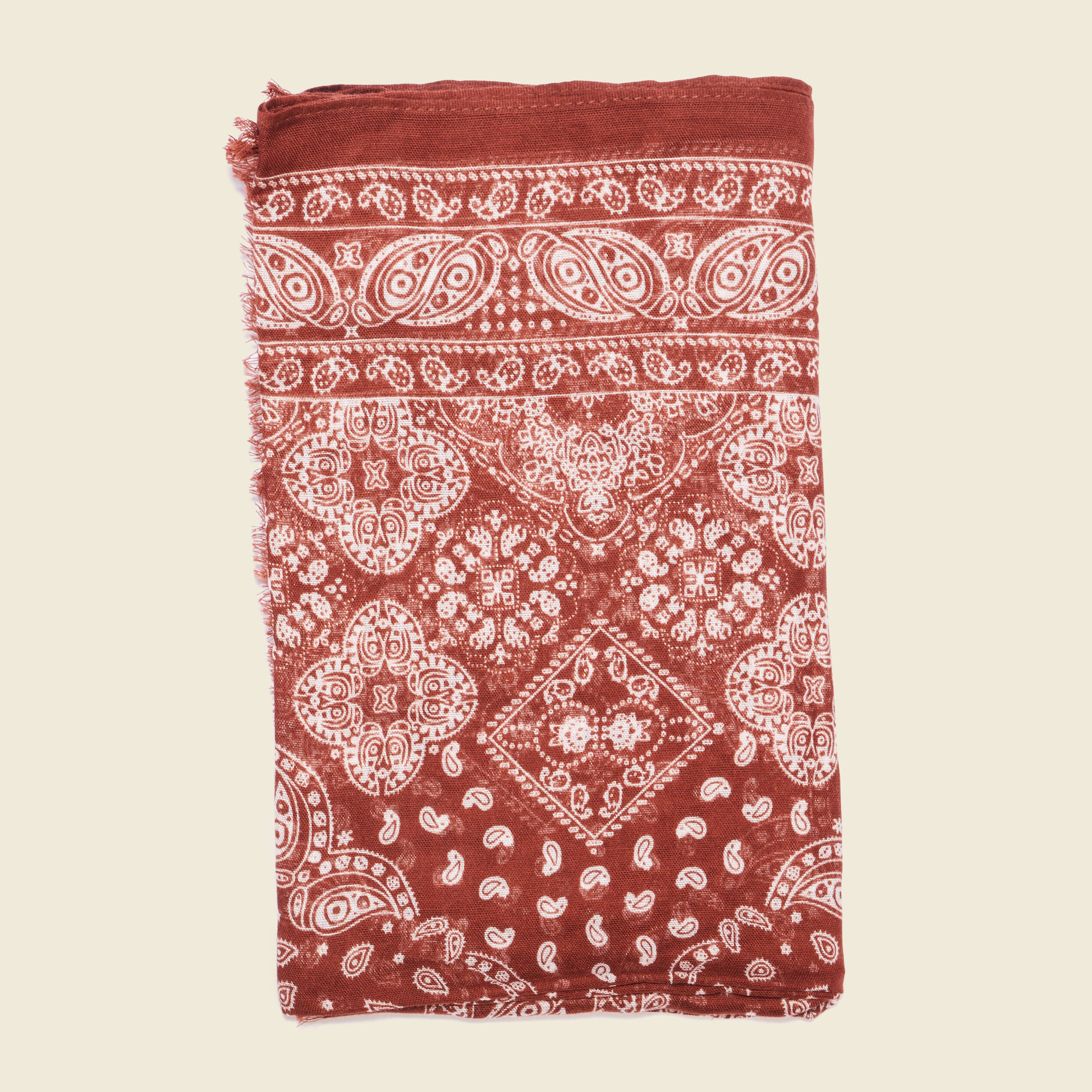 foulard marron cognac homme Foulard marron cognac homme