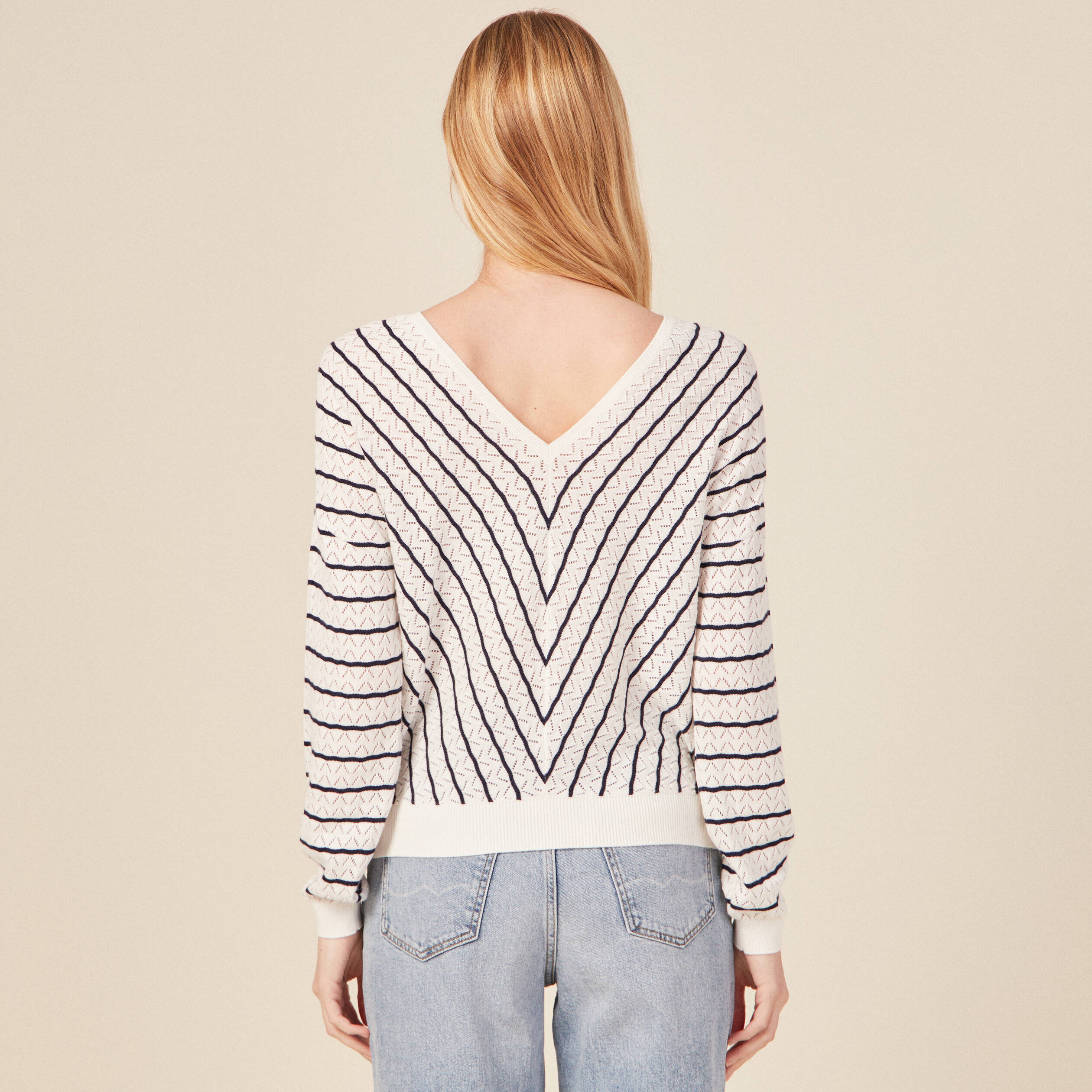 pull manches longues ecru femme Pull manches longues ecru femme