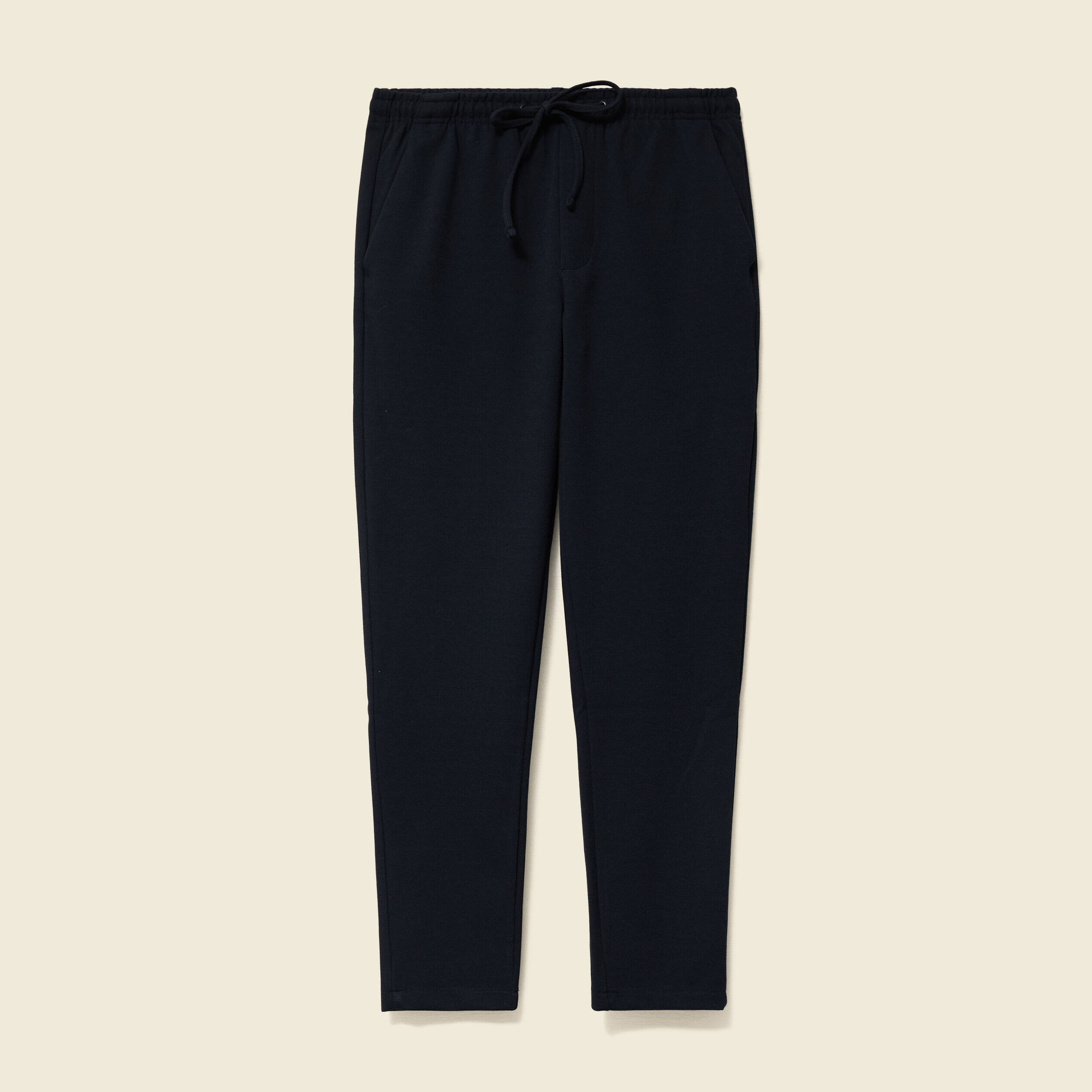 Pantalon chino jogger bleu marine homme