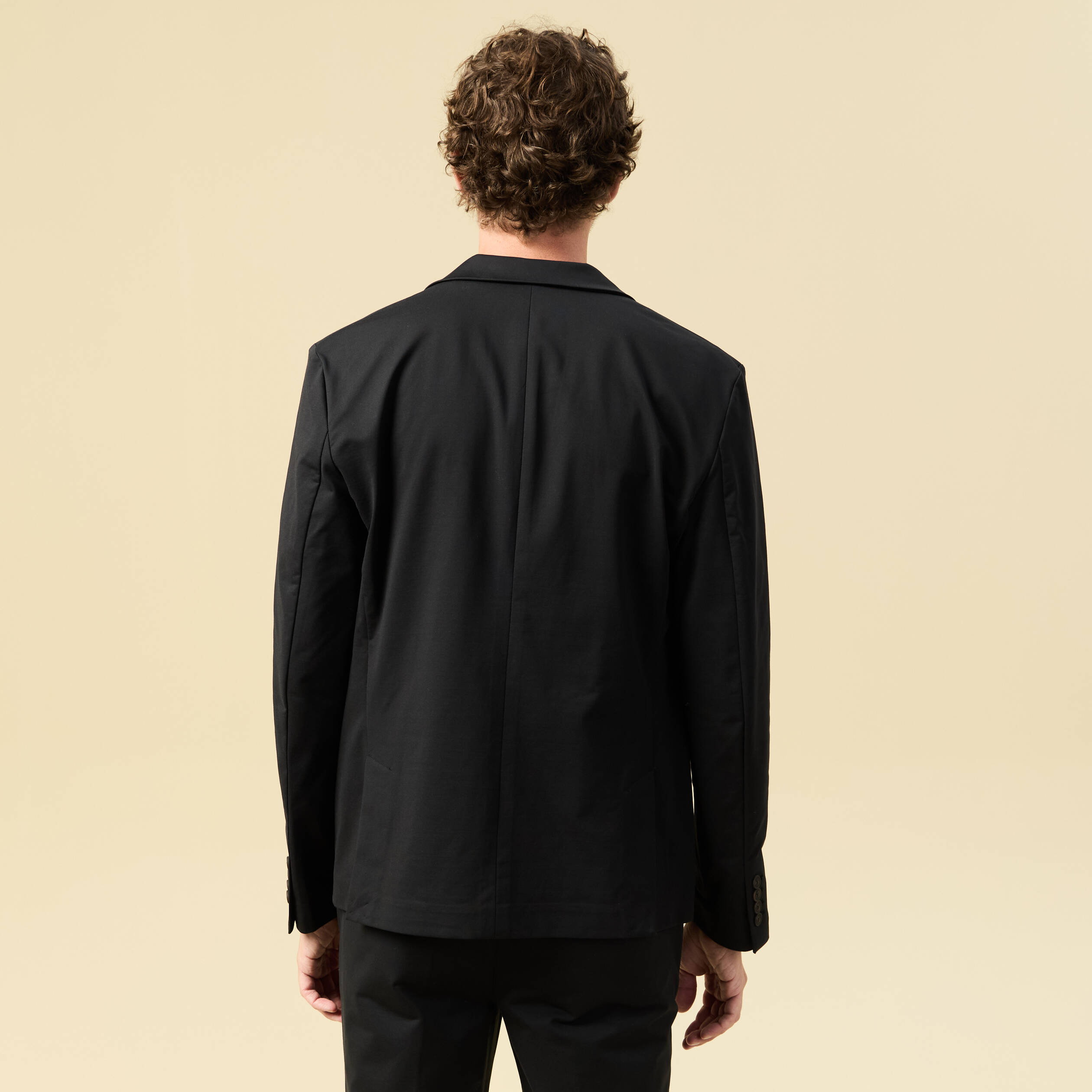 Veste blazer stretch noir homme