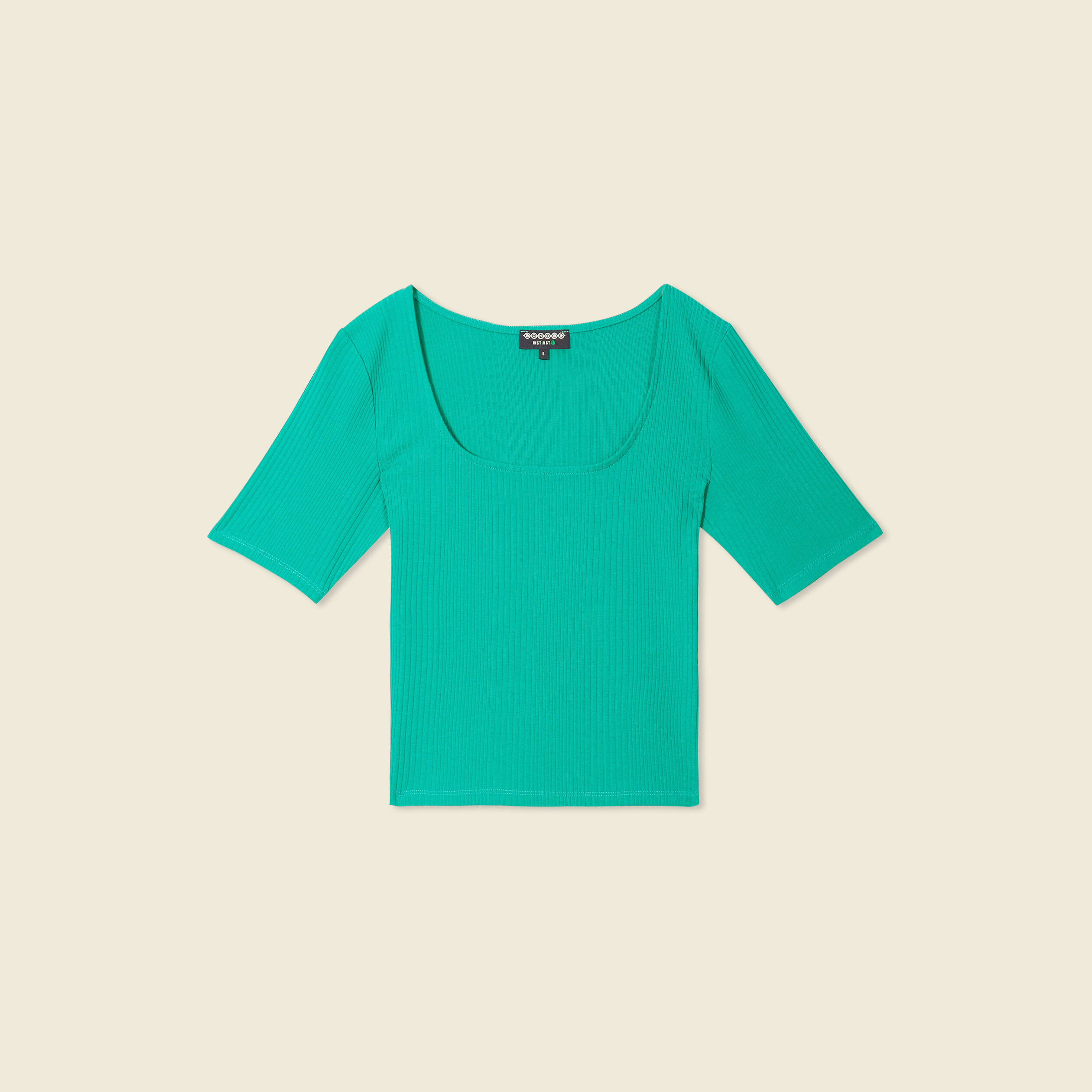 t shirt eco responsable vert turquoise femme T-shirt éco-responsable vert turquoise femme