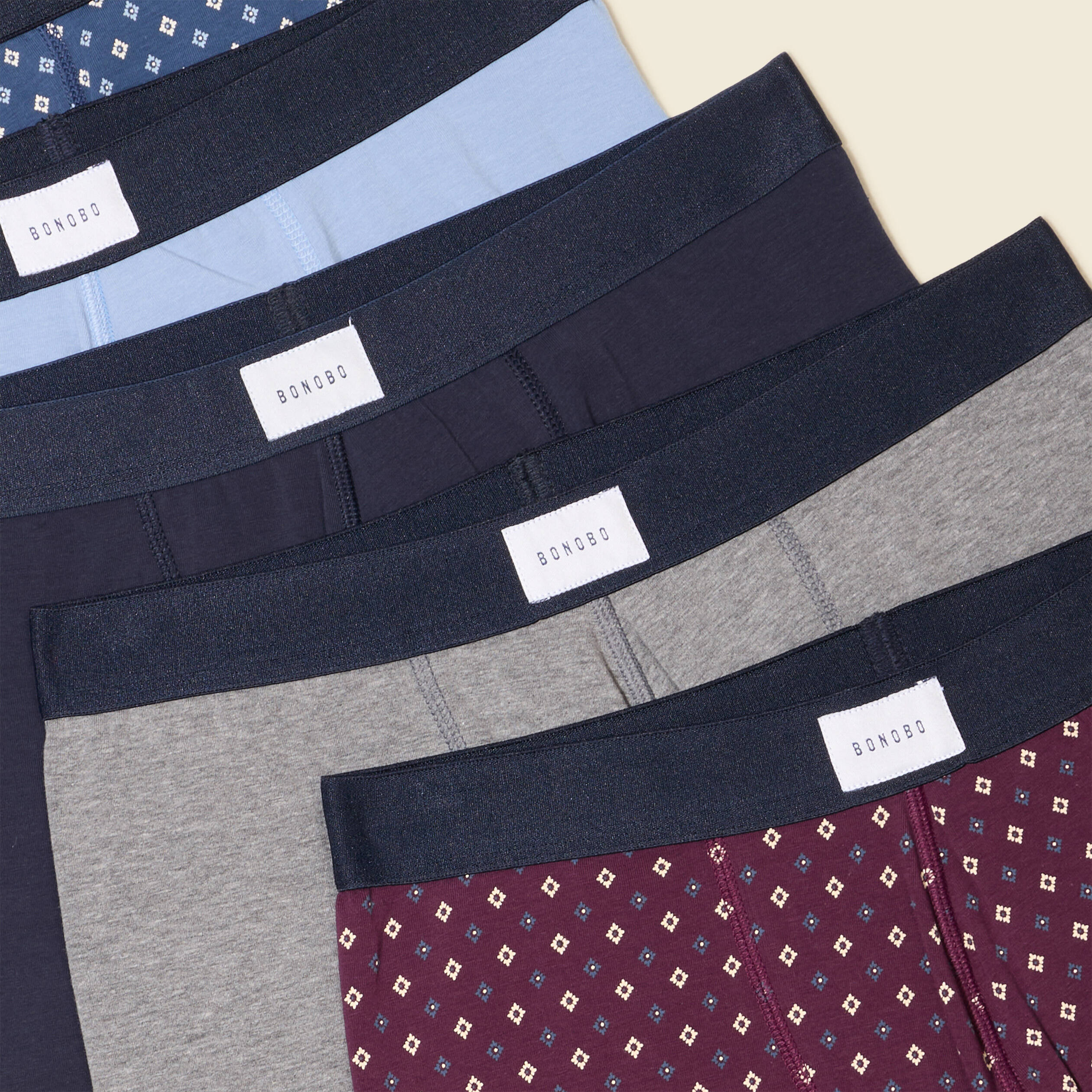 lot 5 boxers bleu marine homme Lot 5 boxers bleu marine homme