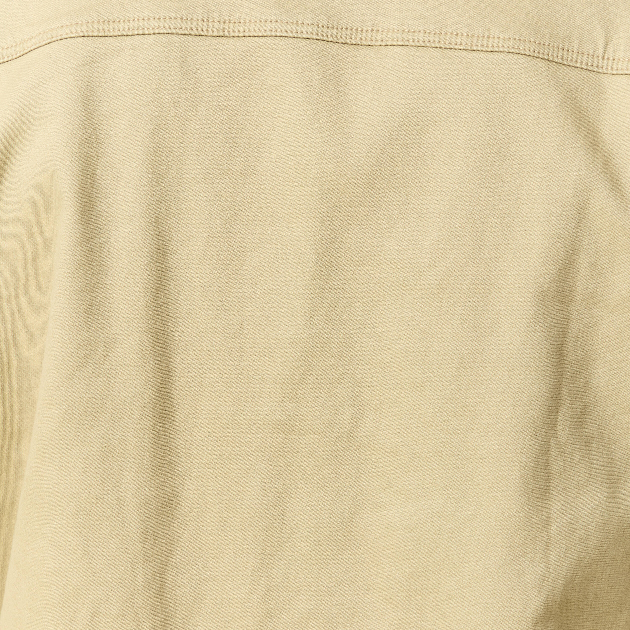 Surchemise manches longues beige fonce homme