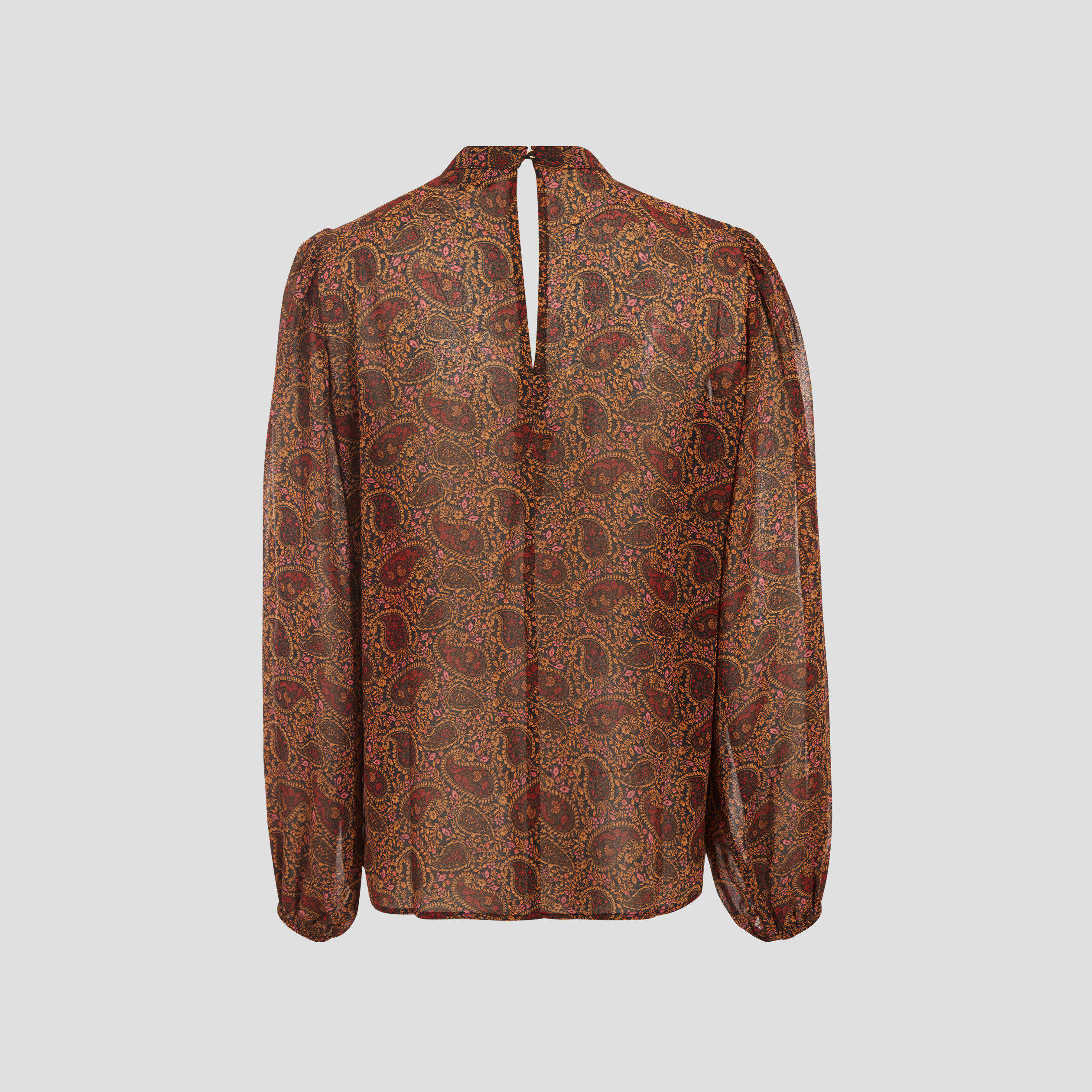 Blouse manches longues noir femme