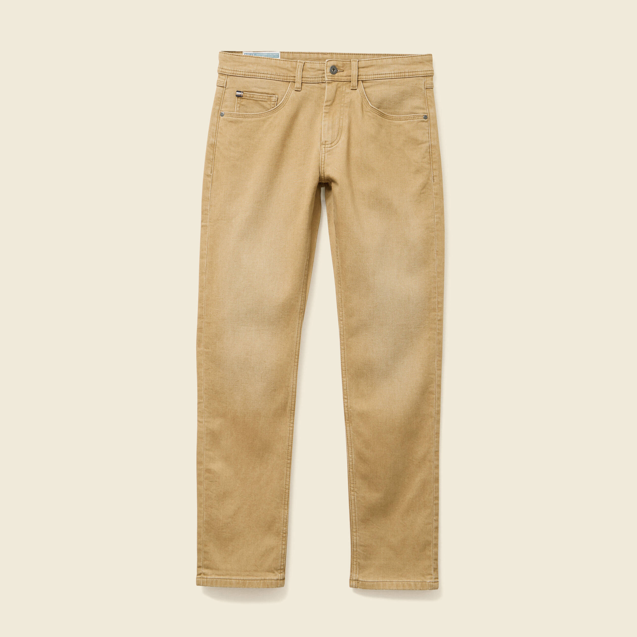 jeans straight longueur 32 denim camel homme Jeans straight longueur 32 denim camel homme