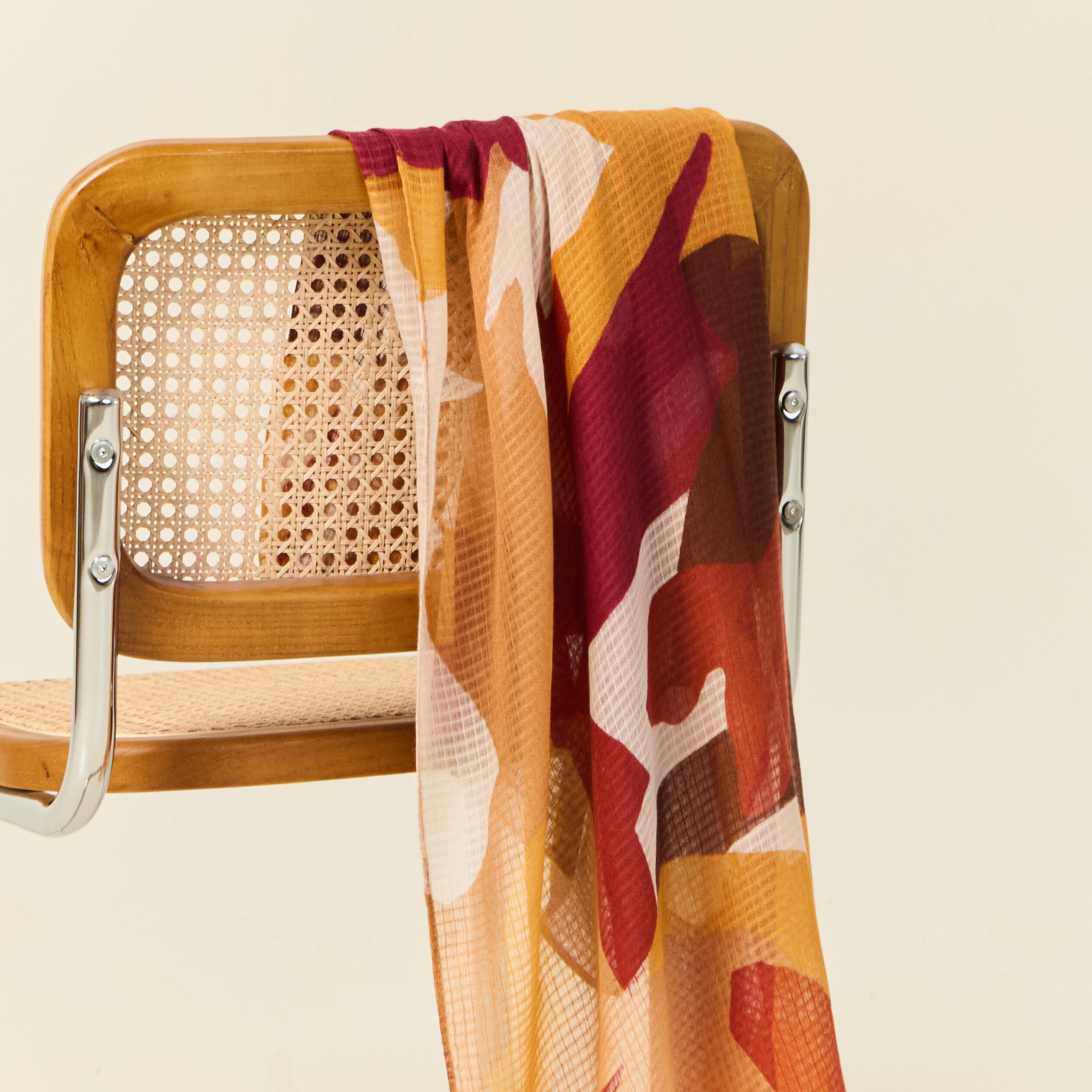 foulard marron cognac femme Foulard marron cognac femme