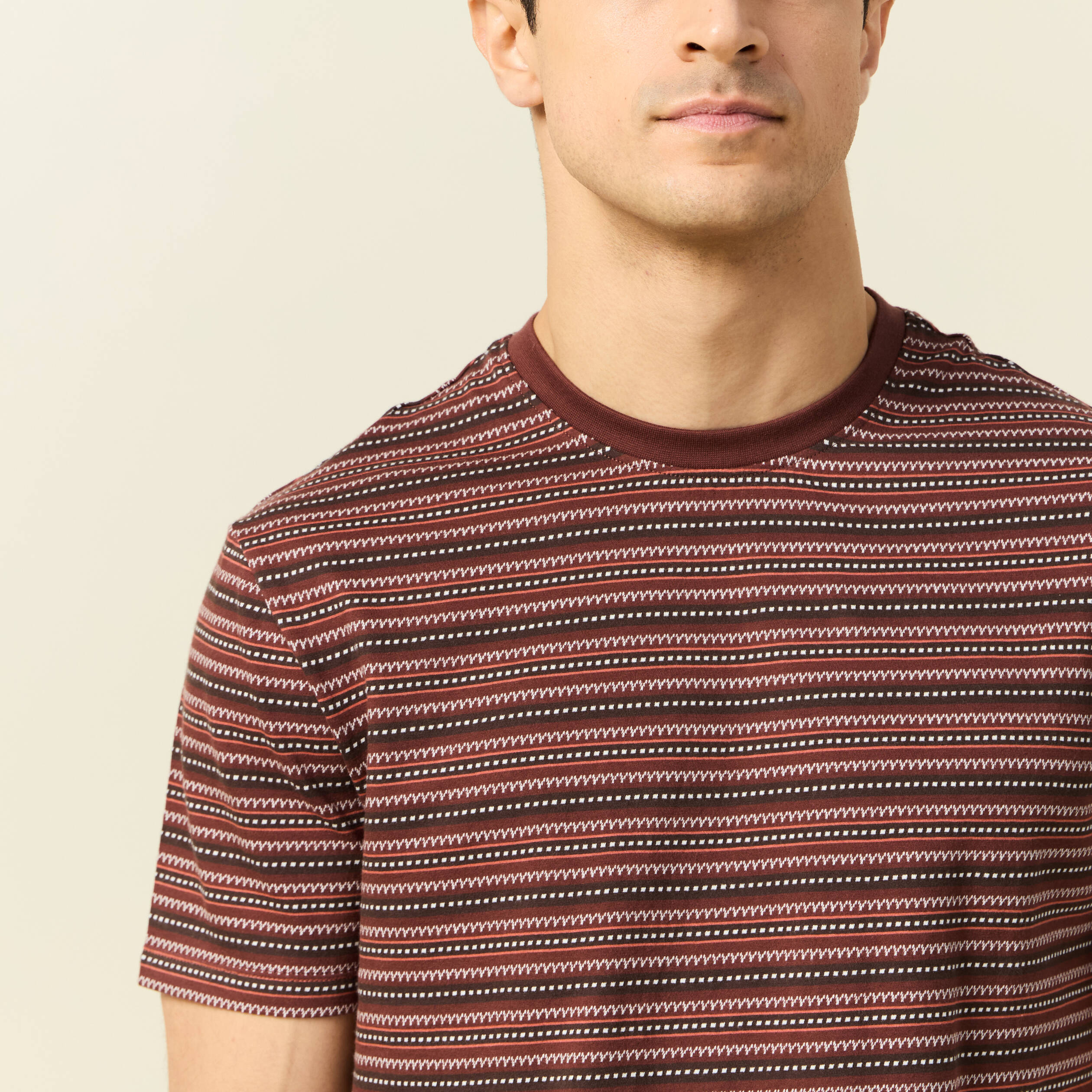 t shirt manches courtes bordeaux homme T-shirt manches courtes bordeaux homme