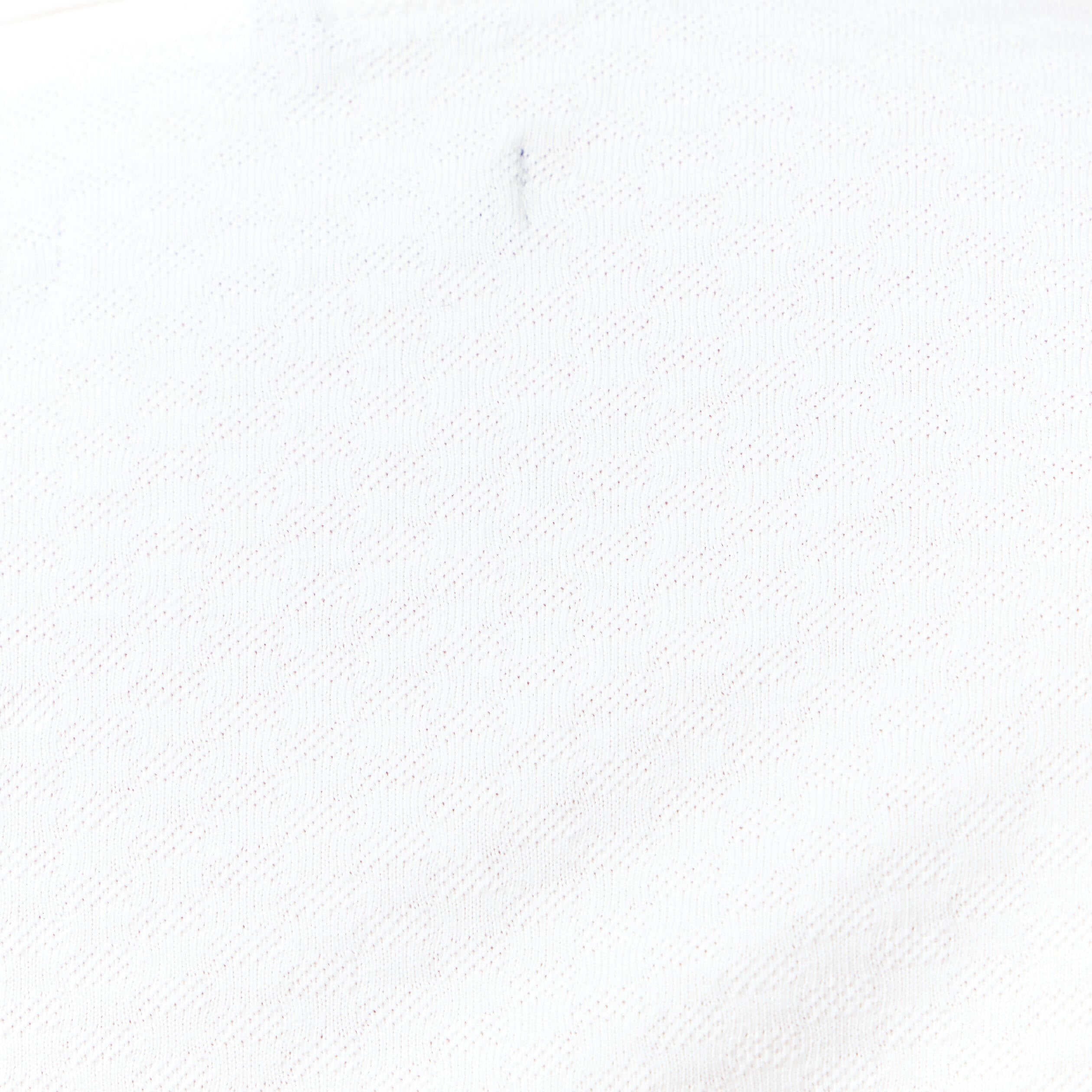 Polo cintr&eacute; en coton manches courtes blanc homme