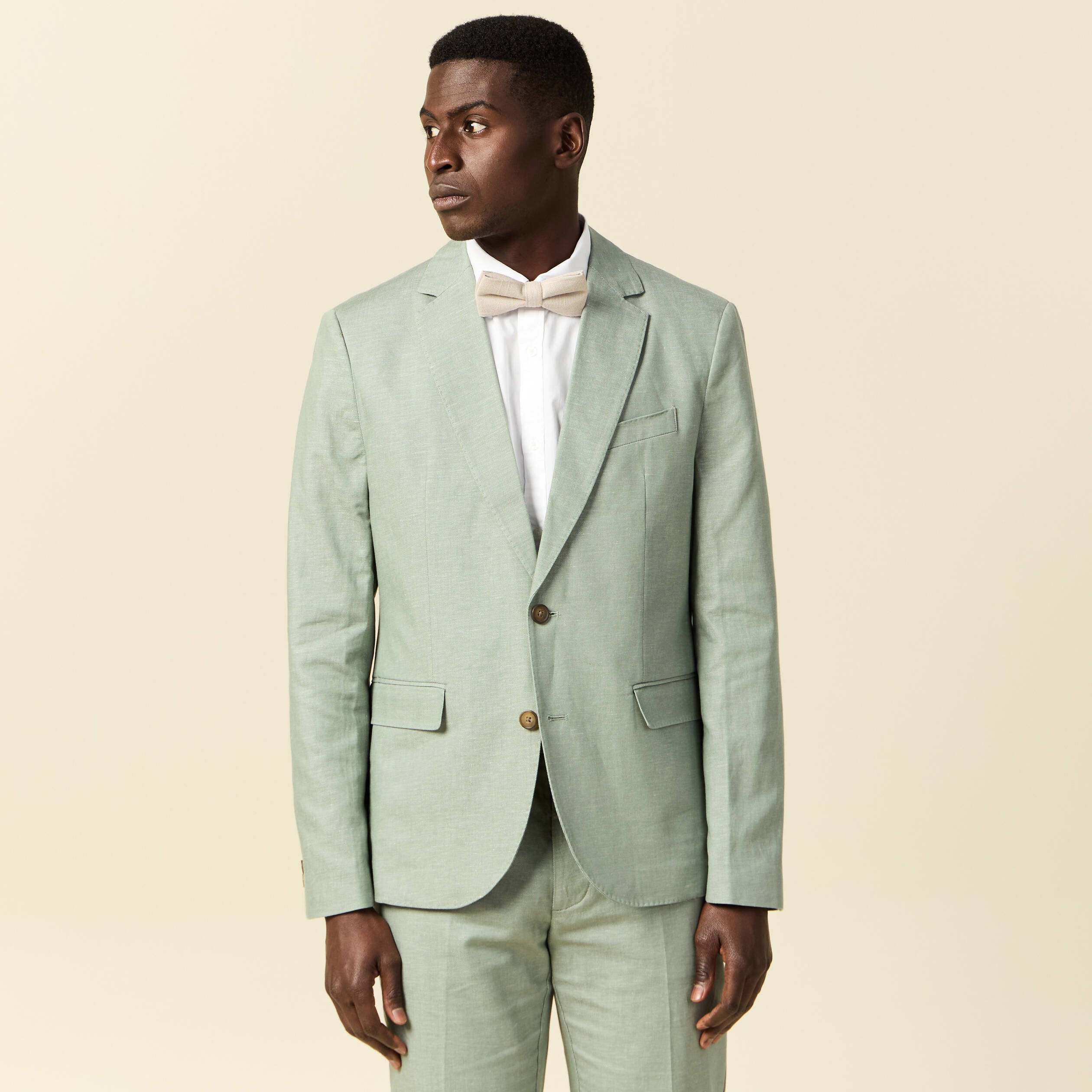 veste blazer cintre vert olive homme Veste blazer cintré vert olive homme