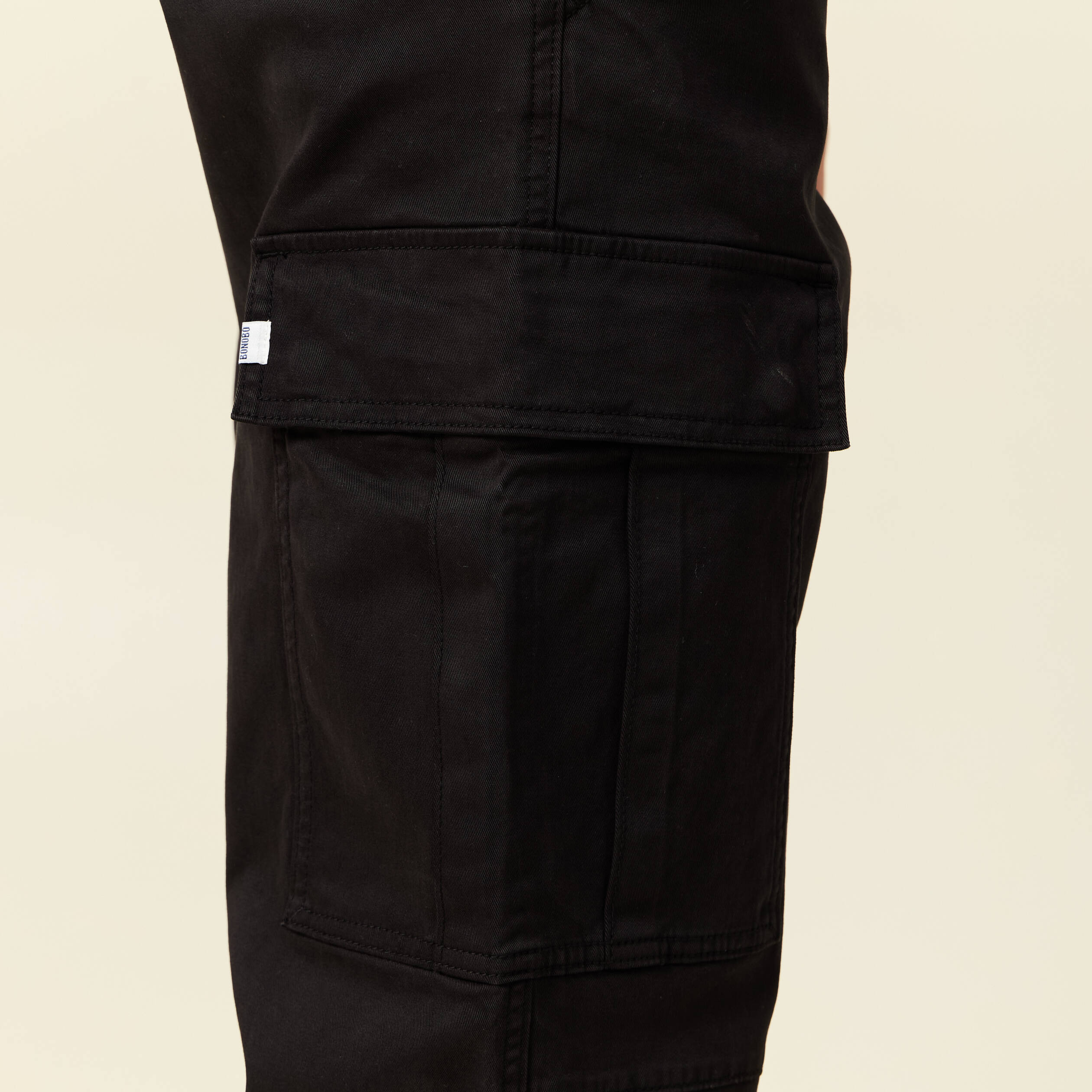 Cargo battle longueur 32 noir homme