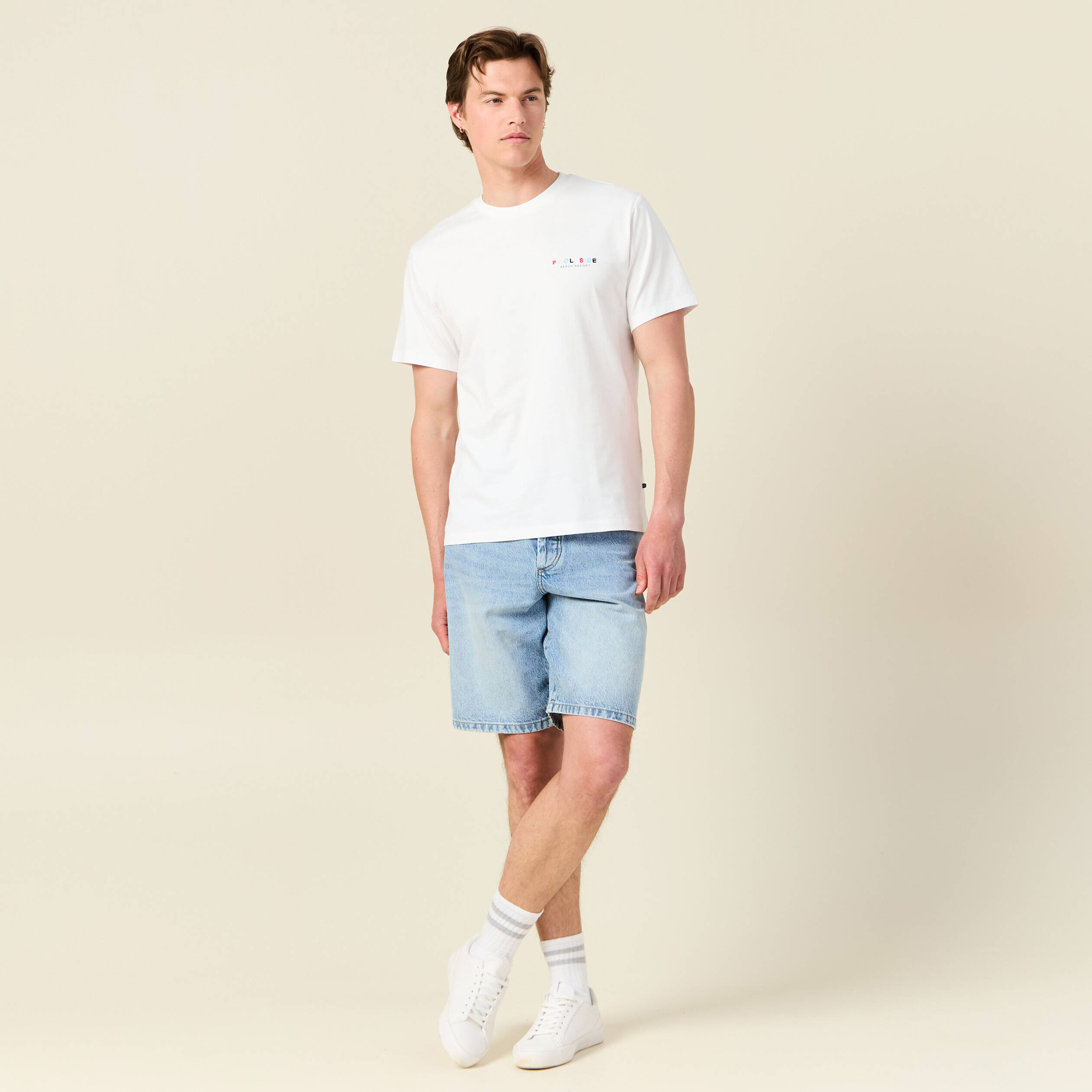 t shirt eco responsable ecru homme T-shirt éco-responsable ecru homme
