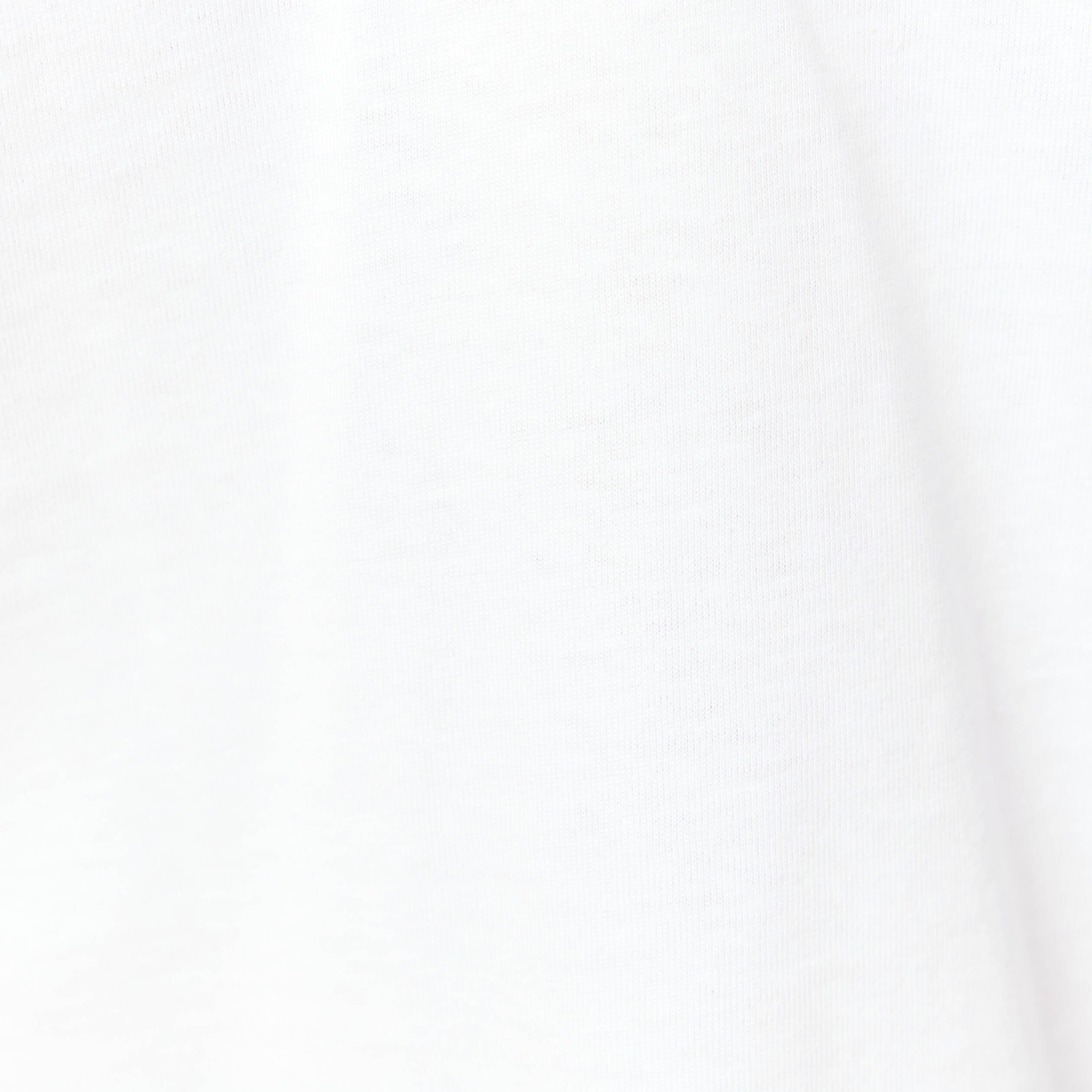 t shirt droit court col v en coton blanc femme T-shirt droit court col V en coton blanc femme